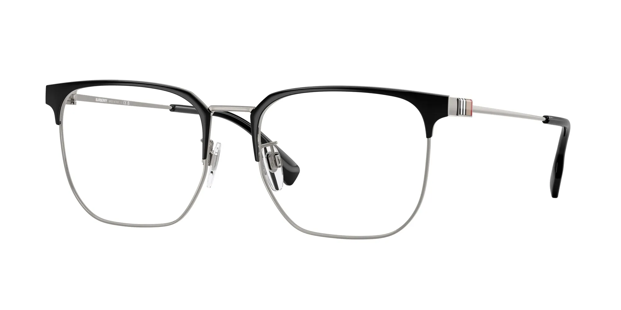 Burberry BE1383D 1335 Montature da vista Metallo Grigio Squadrata Normale - immagine 1