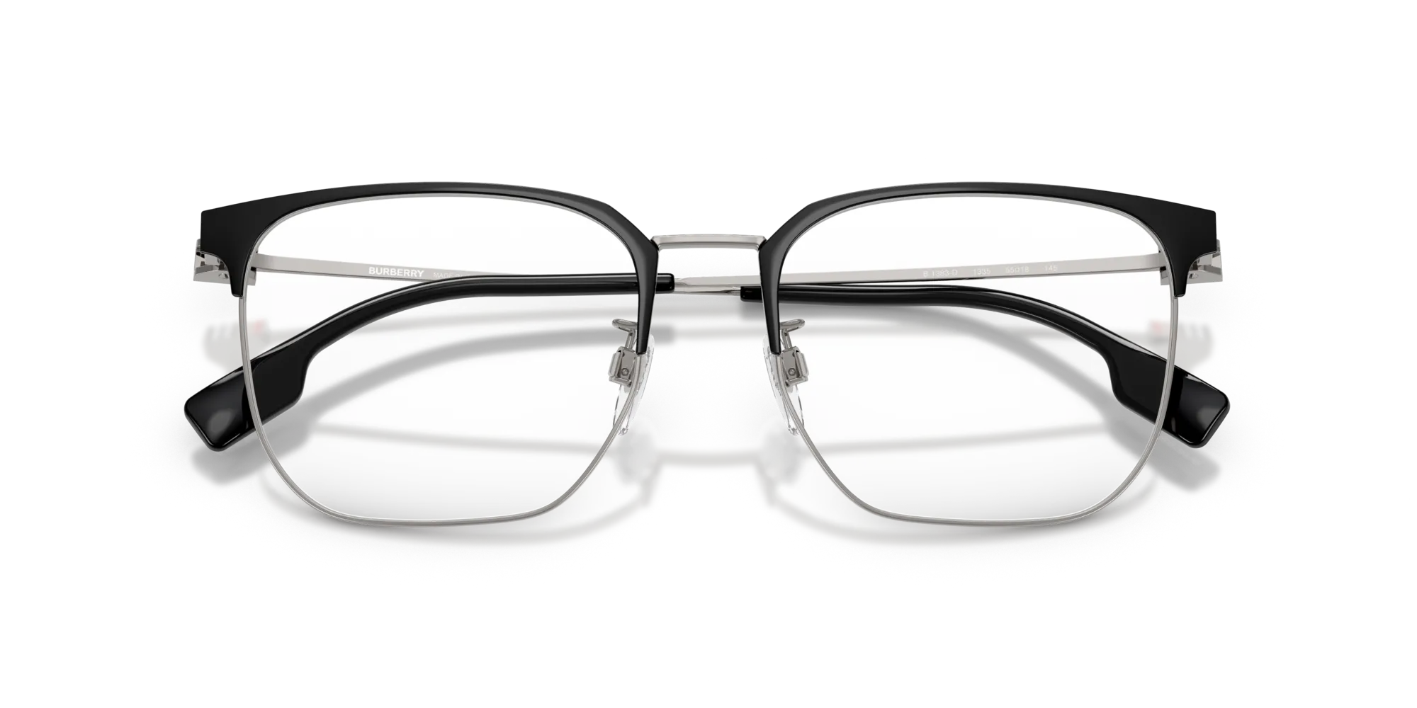 Burberry BE1383D 1335 Montature da vista Metallo Grigio Squadrata Normale - immagine 2
