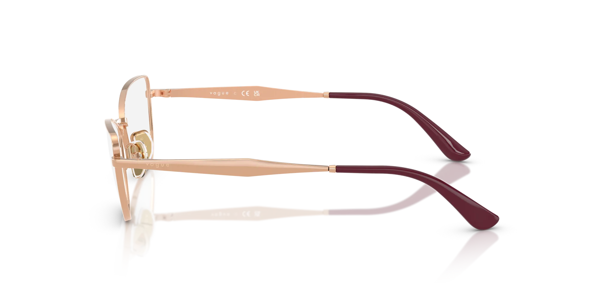 VOGUE EYEWEAR VO4333 5152 Montature da vista Metallo Oro Farfalla Normale - immagine 4