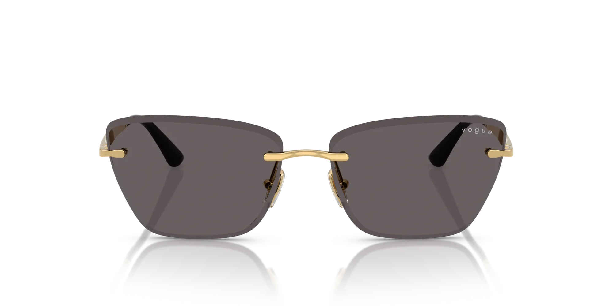 VOGUE EYEWEAR VO4332S 280/87 Occhiali da sole Metallo Oro Grigio Cat Eye Normale - immagine 3