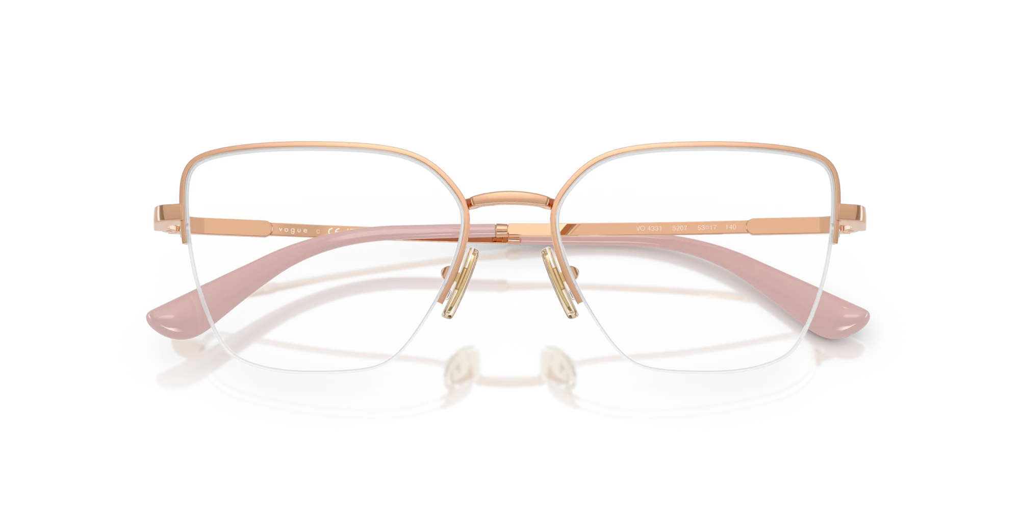 VOGUE EYEWEAR VO4331 5207 Montature da vista Metallo Rosa Farfalla Normale - immagine 2