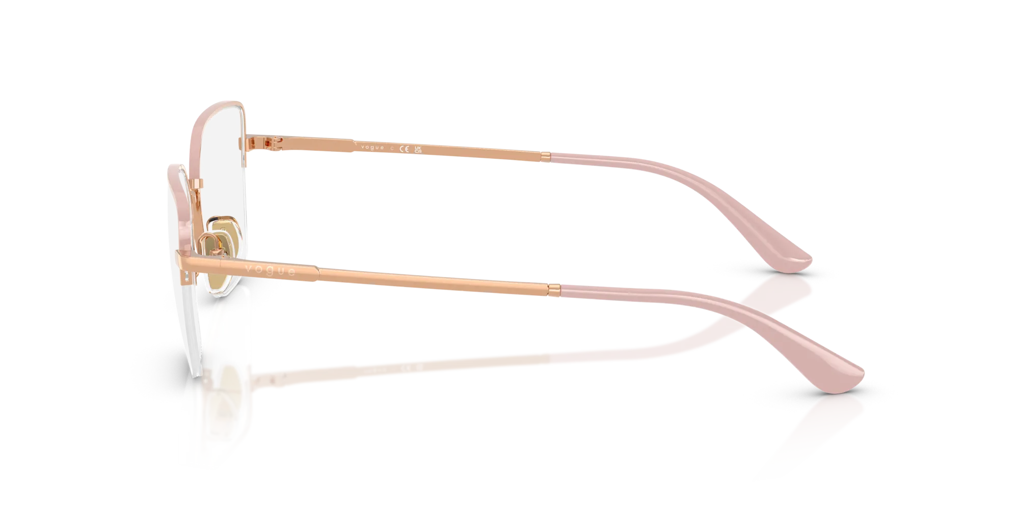 VOGUE EYEWEAR VO4331 5207 Montature da vista Metallo Rosa Farfalla Normale - immagine 4