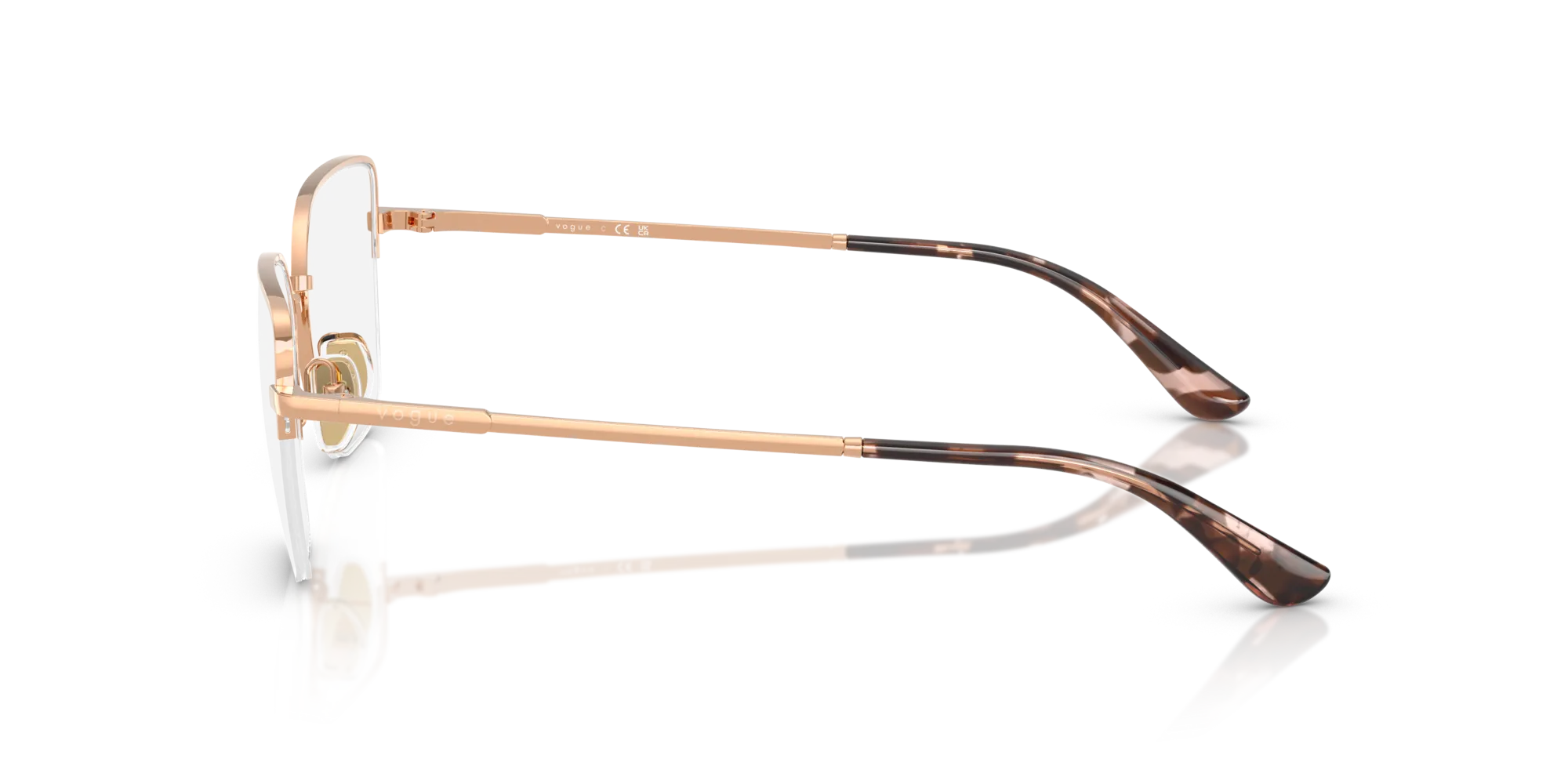 VOGUE EYEWEAR VO4331 5152 Montature da vista Metallo Oro Farfalla Normale - immagine 4