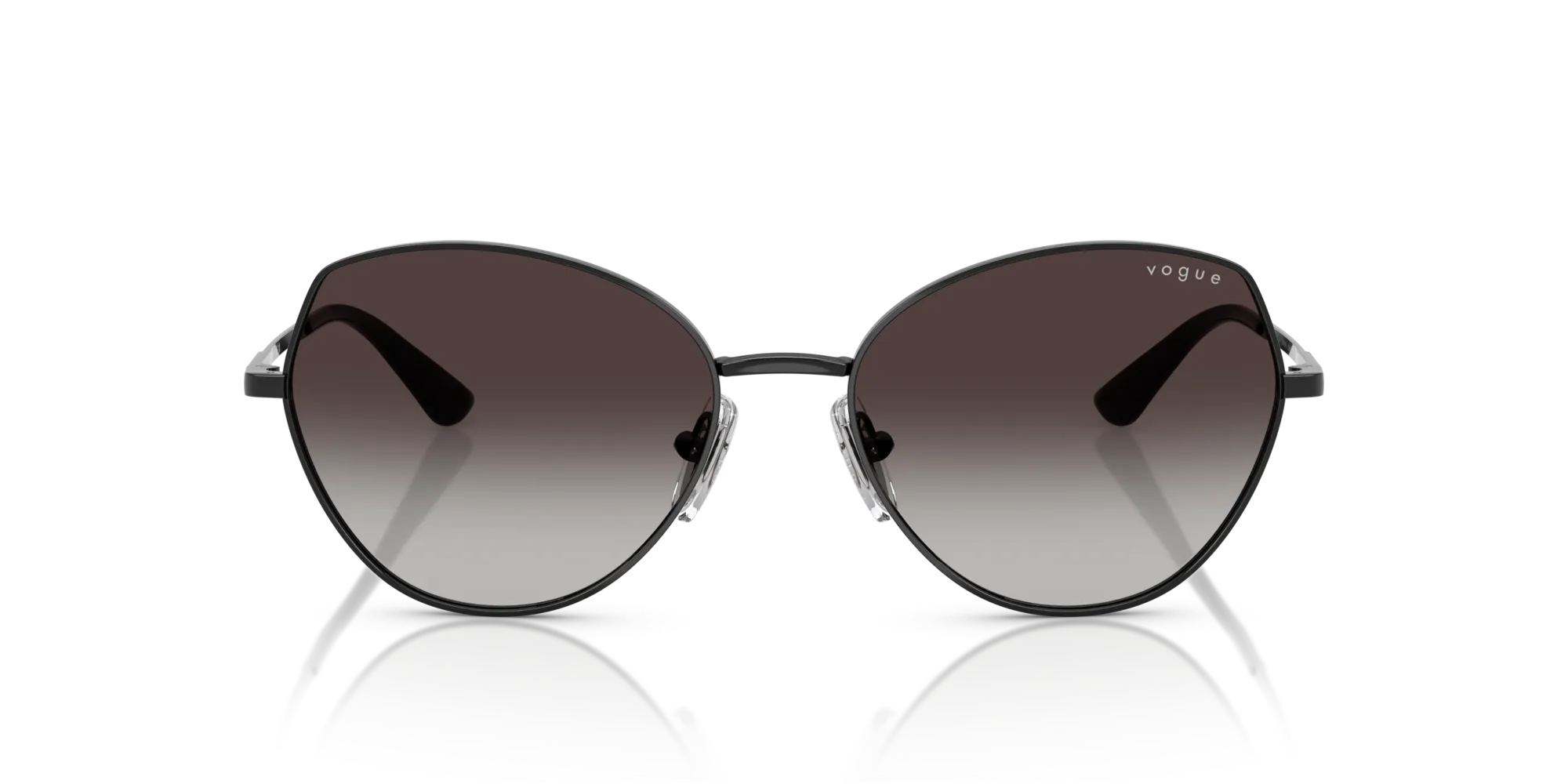 VOGUE EYEWEAR VO4330S 352/8G Occhiali da sole Metallo Nero Grigio Geometrica Normale Sfumato - immagine 3