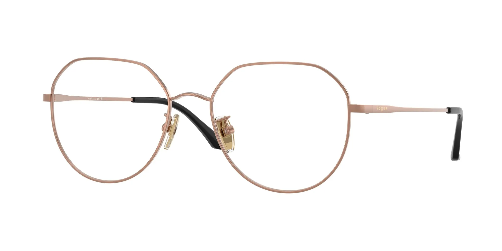 VOGUE EYEWEAR VO4301D 5075 Montature da vista Metallo Oro Geometrica Normale - immagine 1