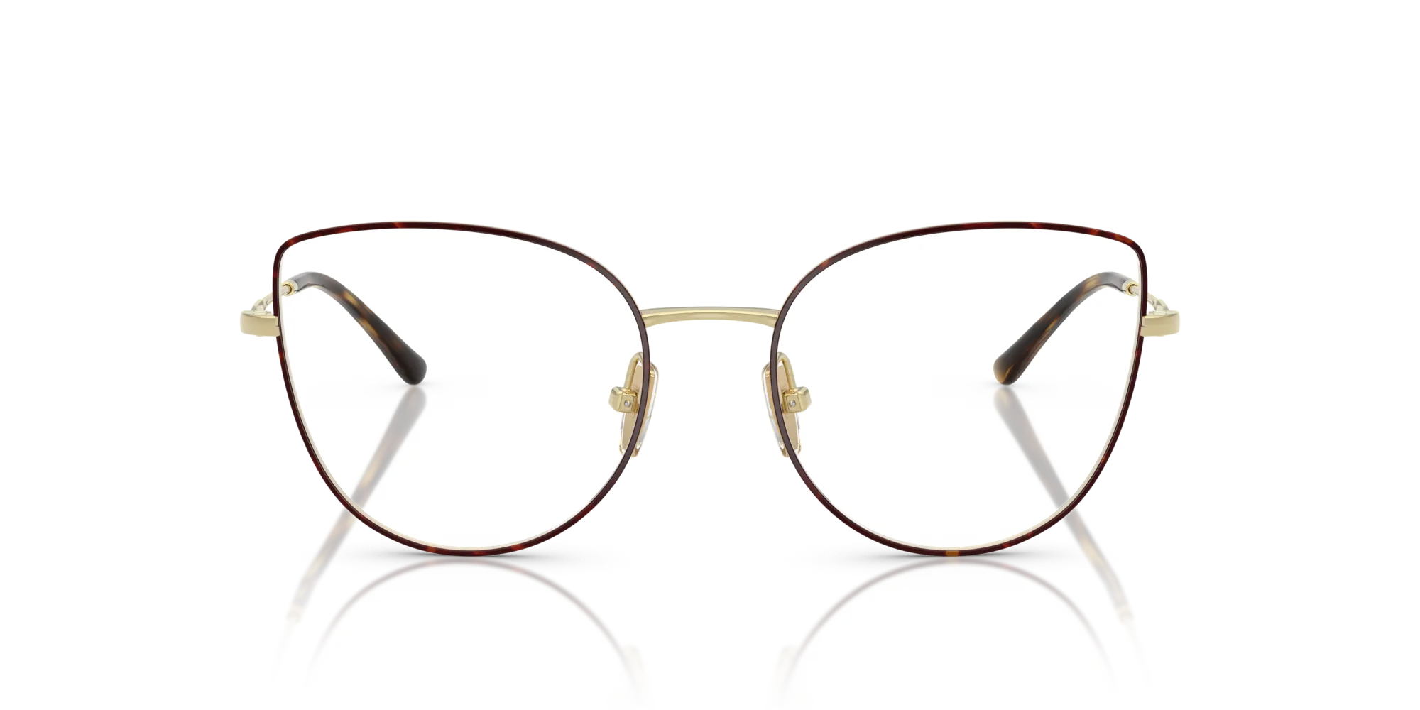 VOGUE EYEWEAR VO4298T 5213 Montature da vista Titanio Havana Cat Eye Normale - immagine 3