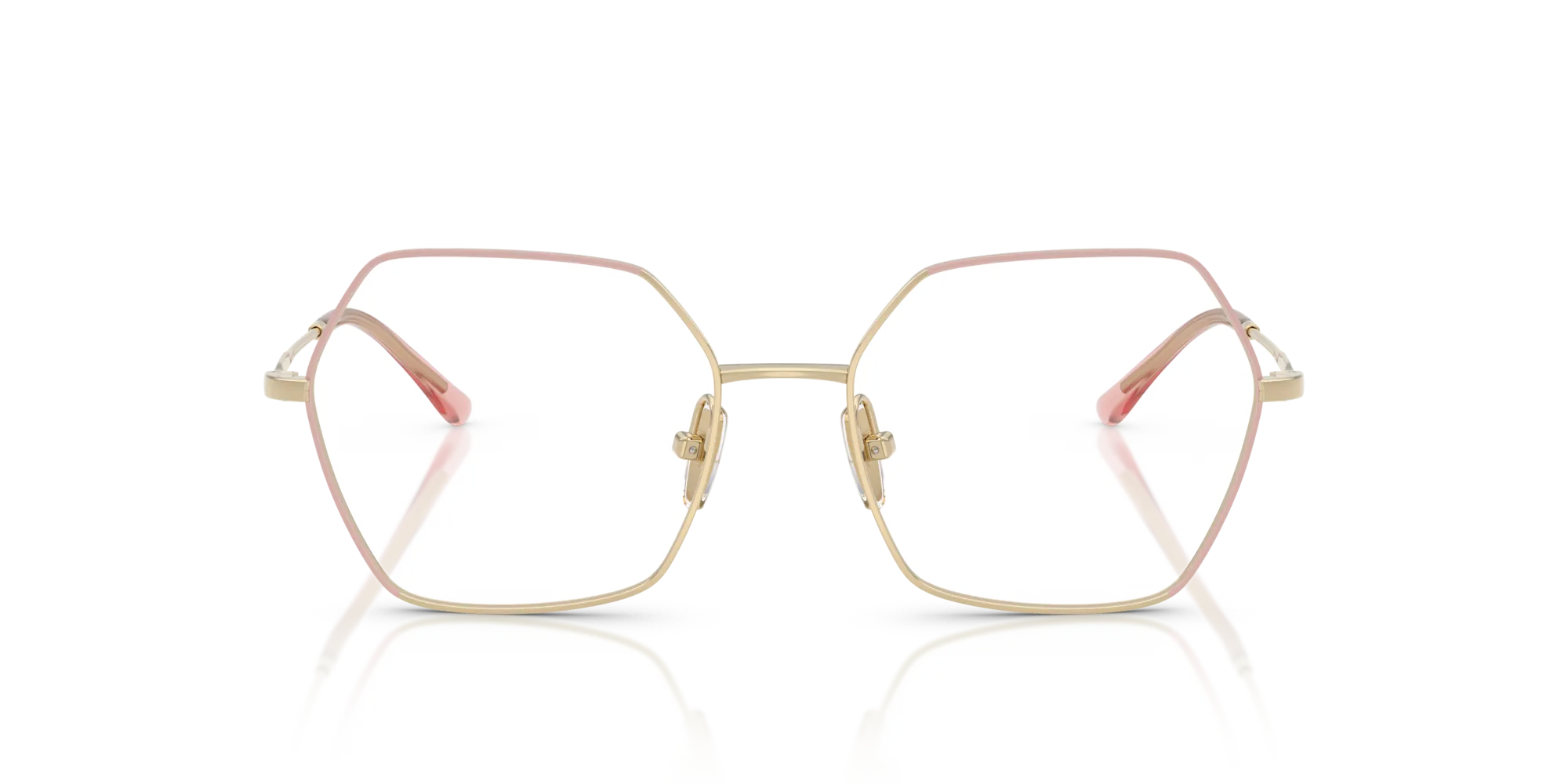 VOGUE EYEWEAR VO4297T 5193 Montature da vista Titanio Marrone Geometrica Normale - immagine 3