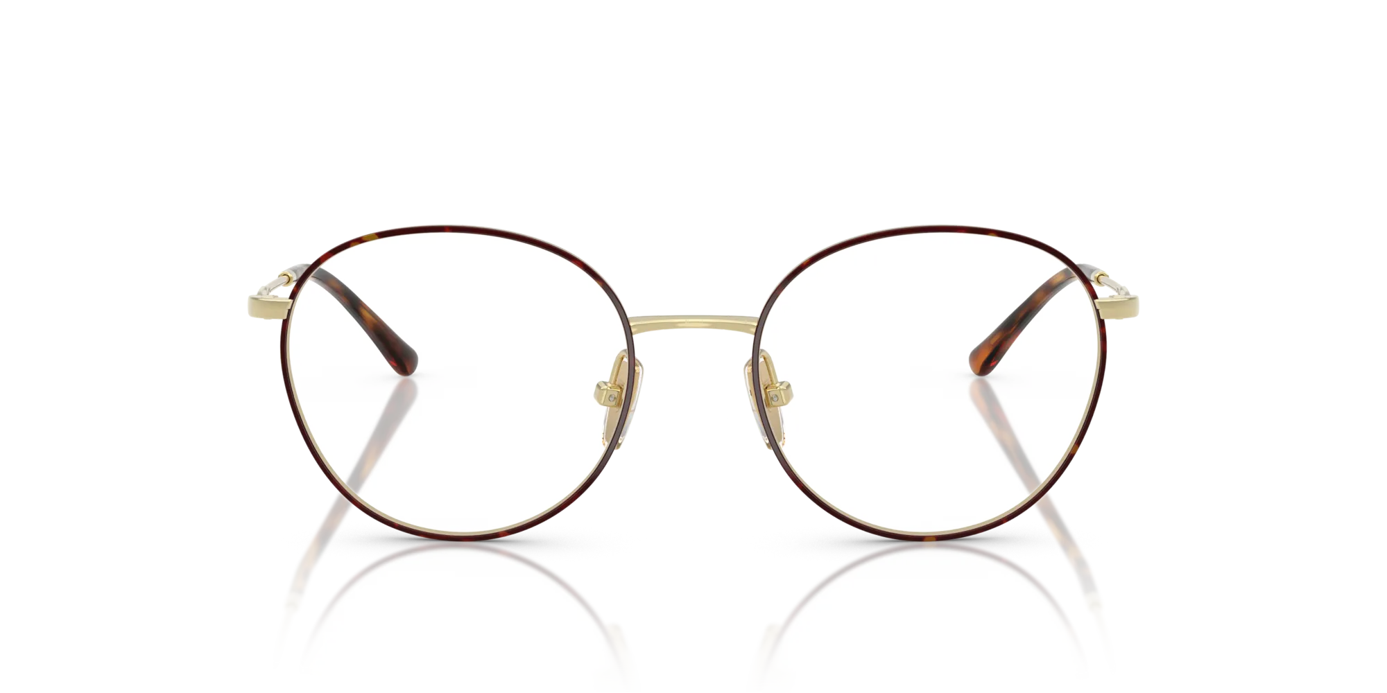 VOGUE EYEWEAR VO4280T 5213 Montature da vista Titanio Havana Pantos Normale - immagine 3