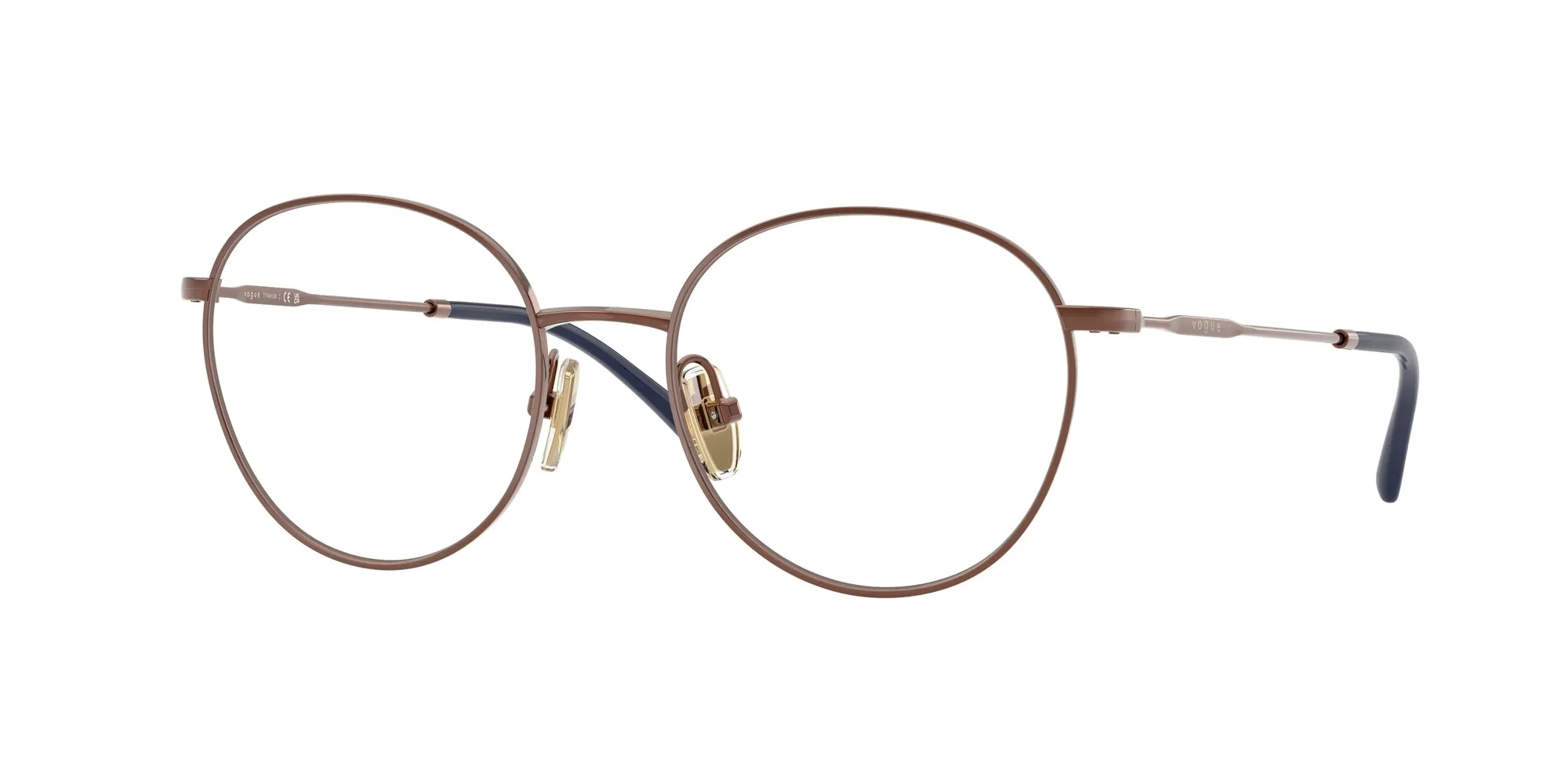 VOGUE EYEWEAR VO4280T 5212 Montature da vista Titanio Bronzo Pantos Normale - immagine 1