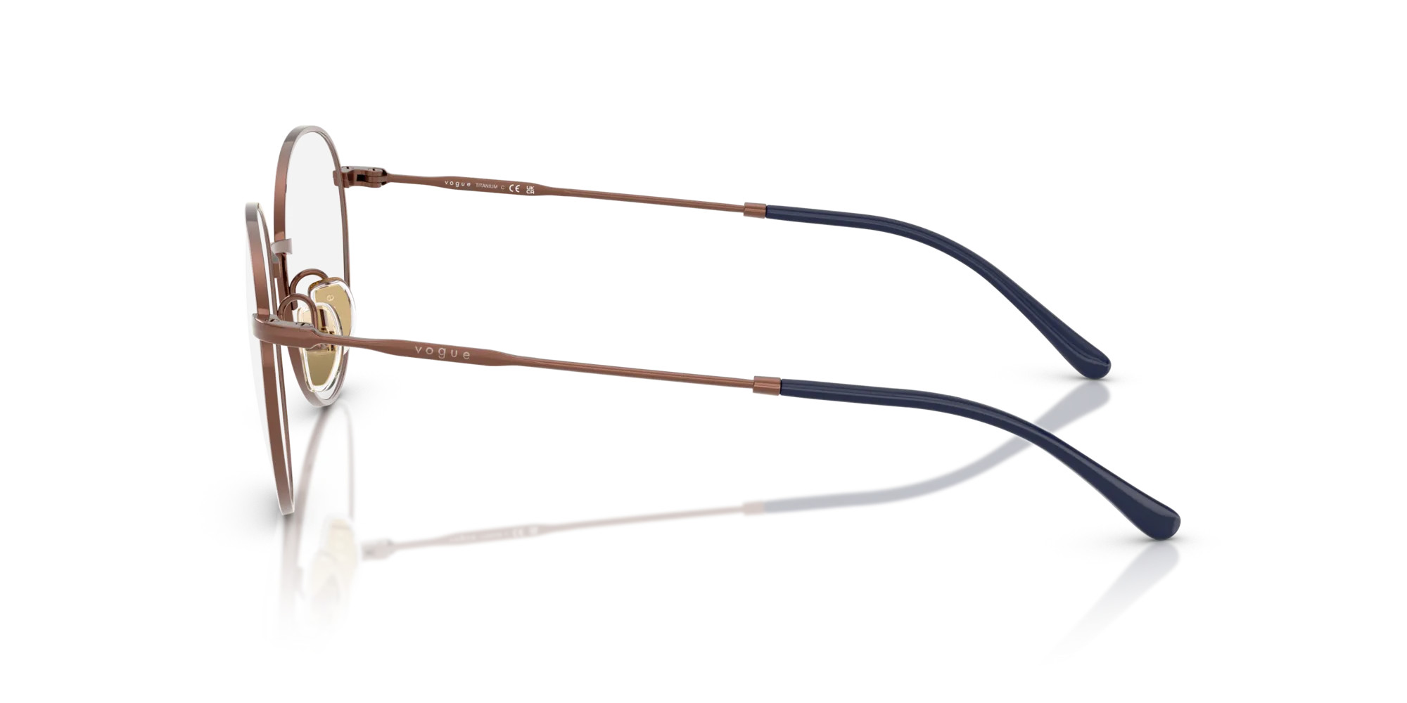 VOGUE EYEWEAR VO4280T 5212 Montature da vista Titanio Bronzo Pantos Normale - immagine 4