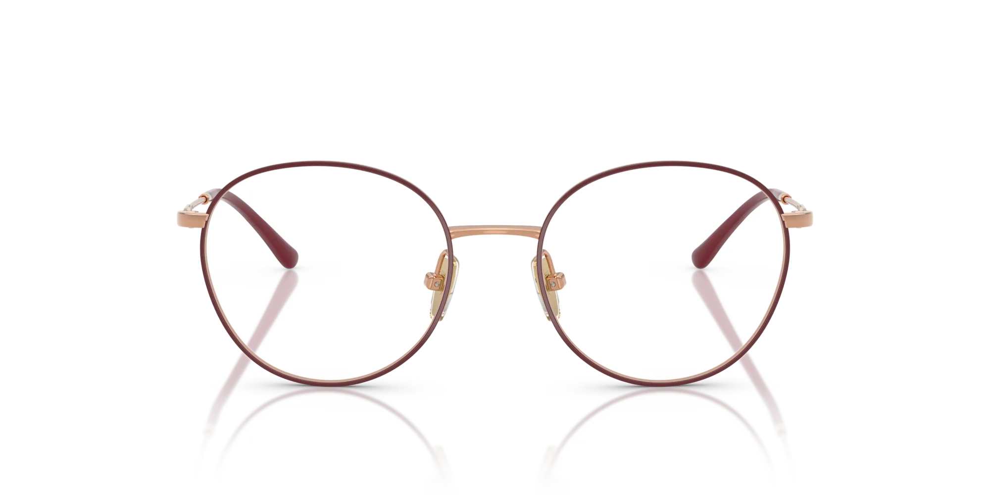 VOGUE EYEWEAR VO4280T 5194 Montature da vista Titanio Rosso Pantos Normale - immagine 3