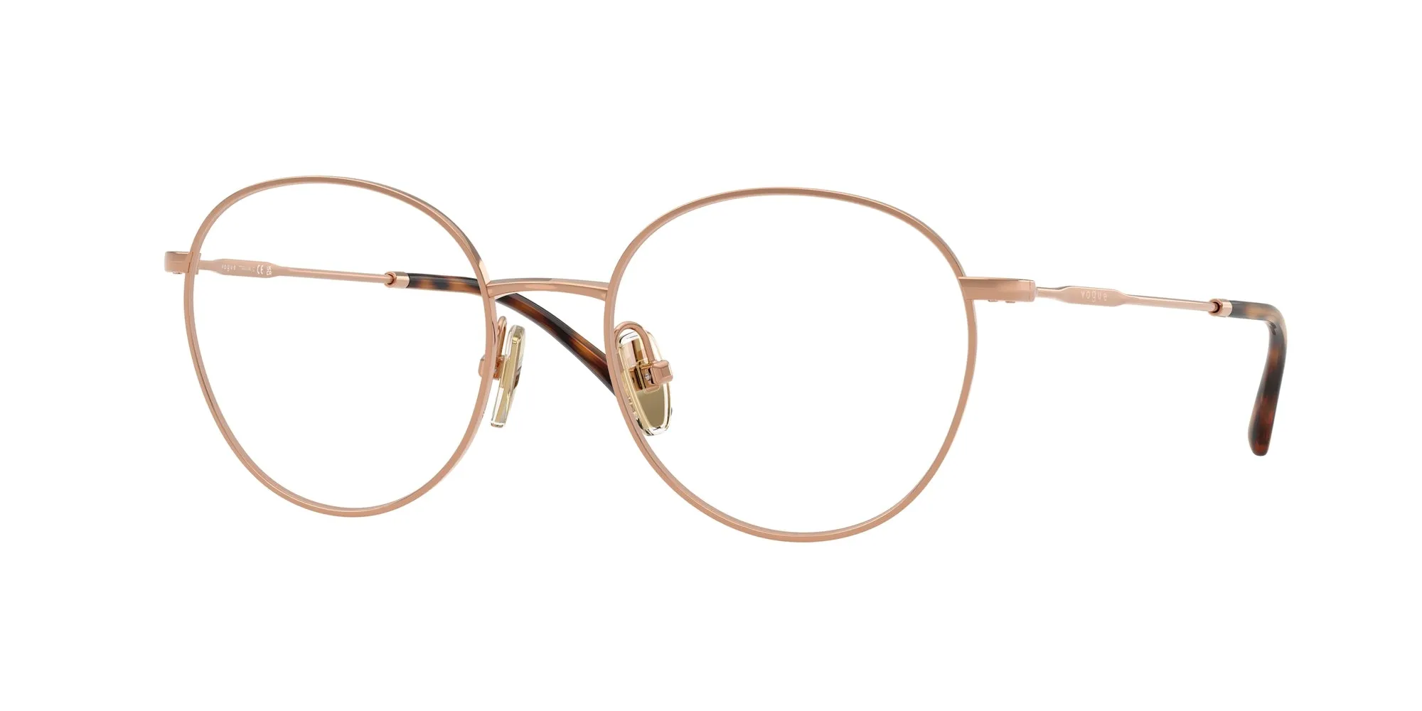 VOGUE EYEWEAR VO4280T 5192 Montature da vista Titanio Oro Pantos Normale - immagine 1