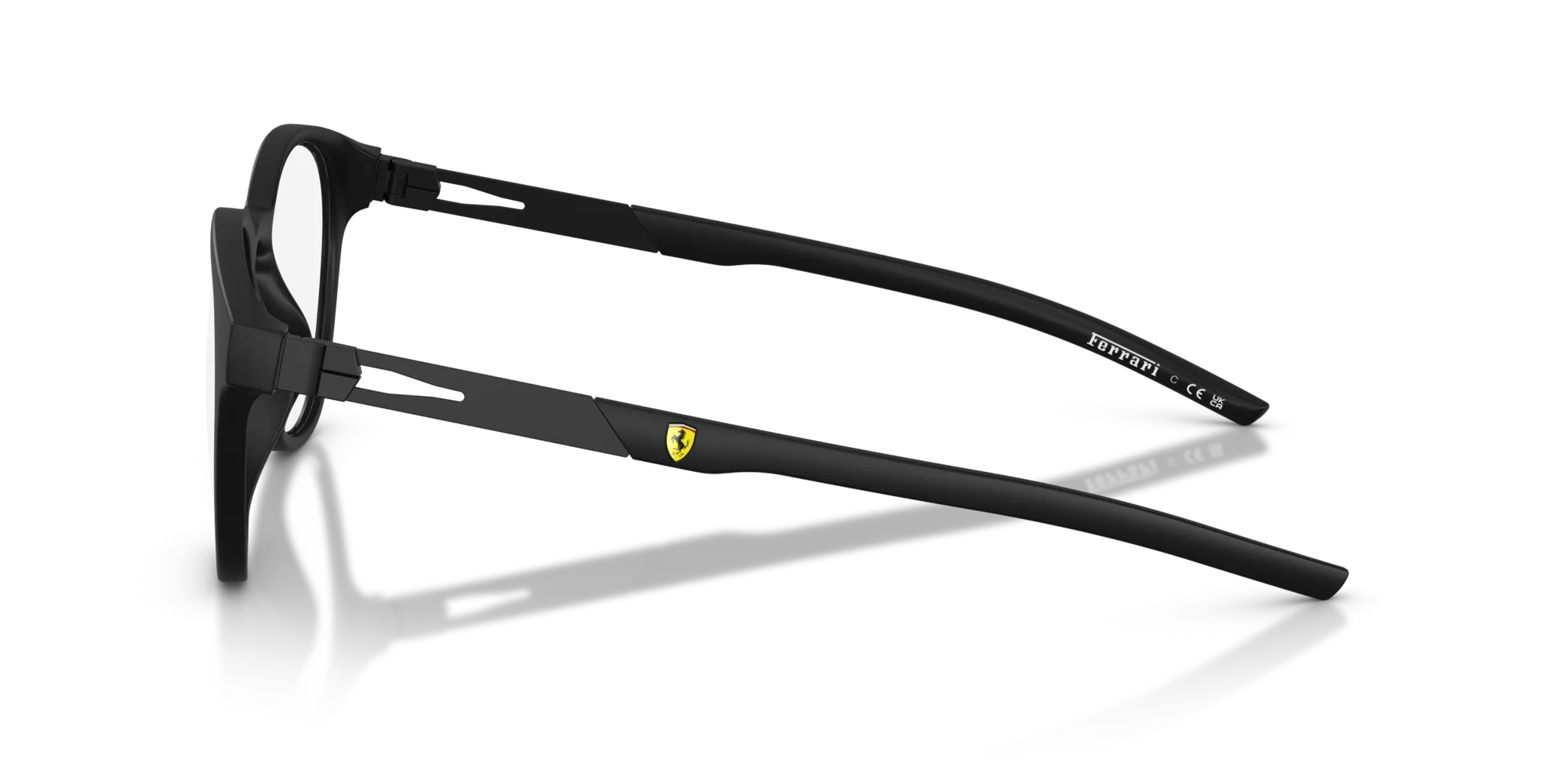 Ferrari Scuderia FZ8019U 504 Montature da vista Iniettato Nero Pantos Normale - immagine 4