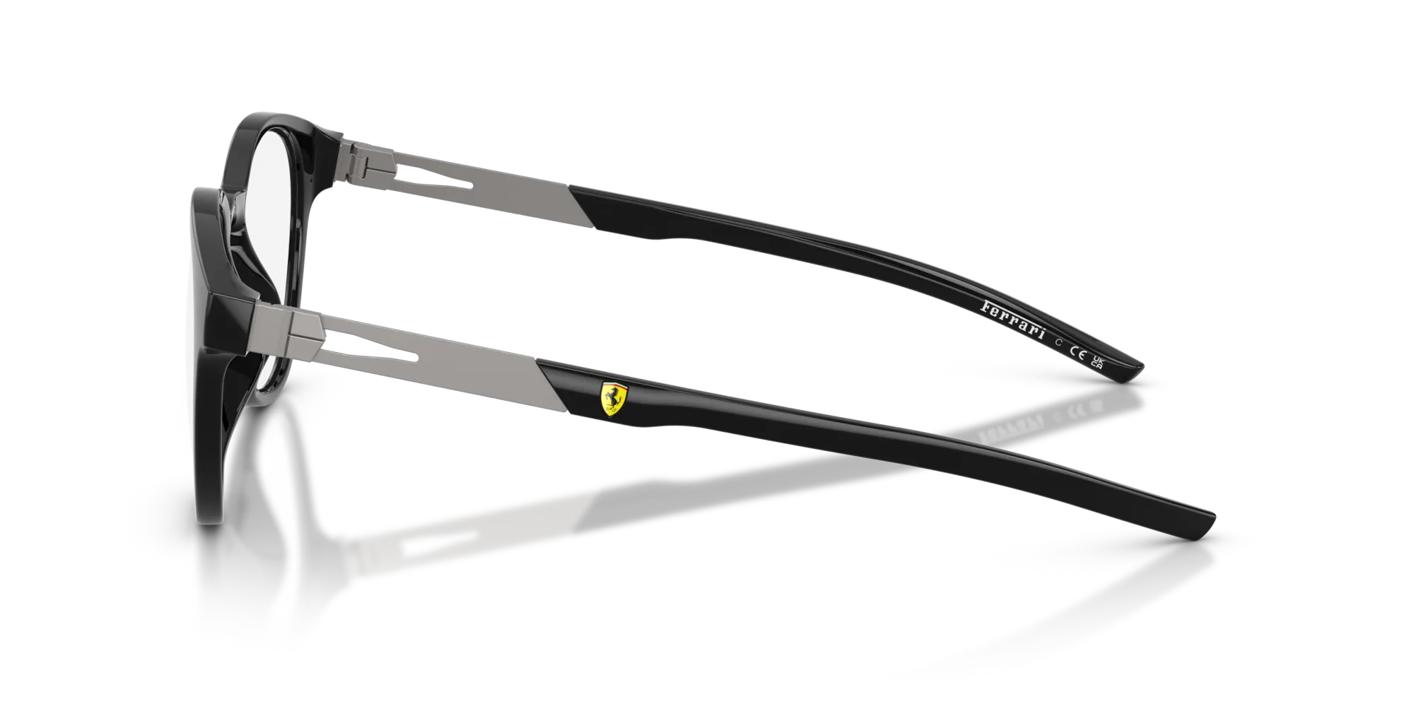Ferrari Scuderia FZ8019U 501 Montature da vista Iniettato Nero Pantos Normale - immagine 4