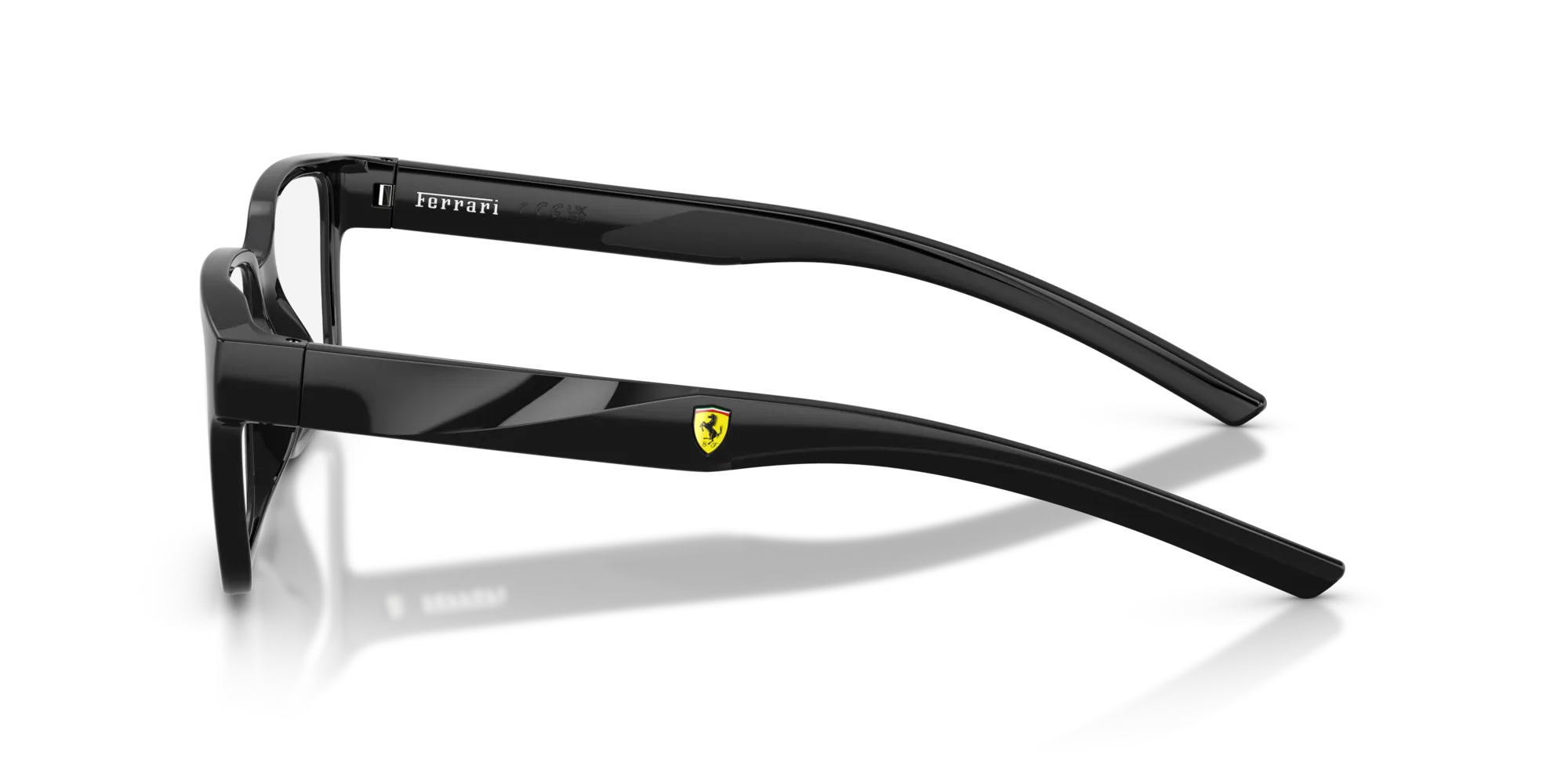 Ferrari Scuderia FZ8018D 501 Montature da vista Iniettato Nero Squadrata Normale - immagine 4