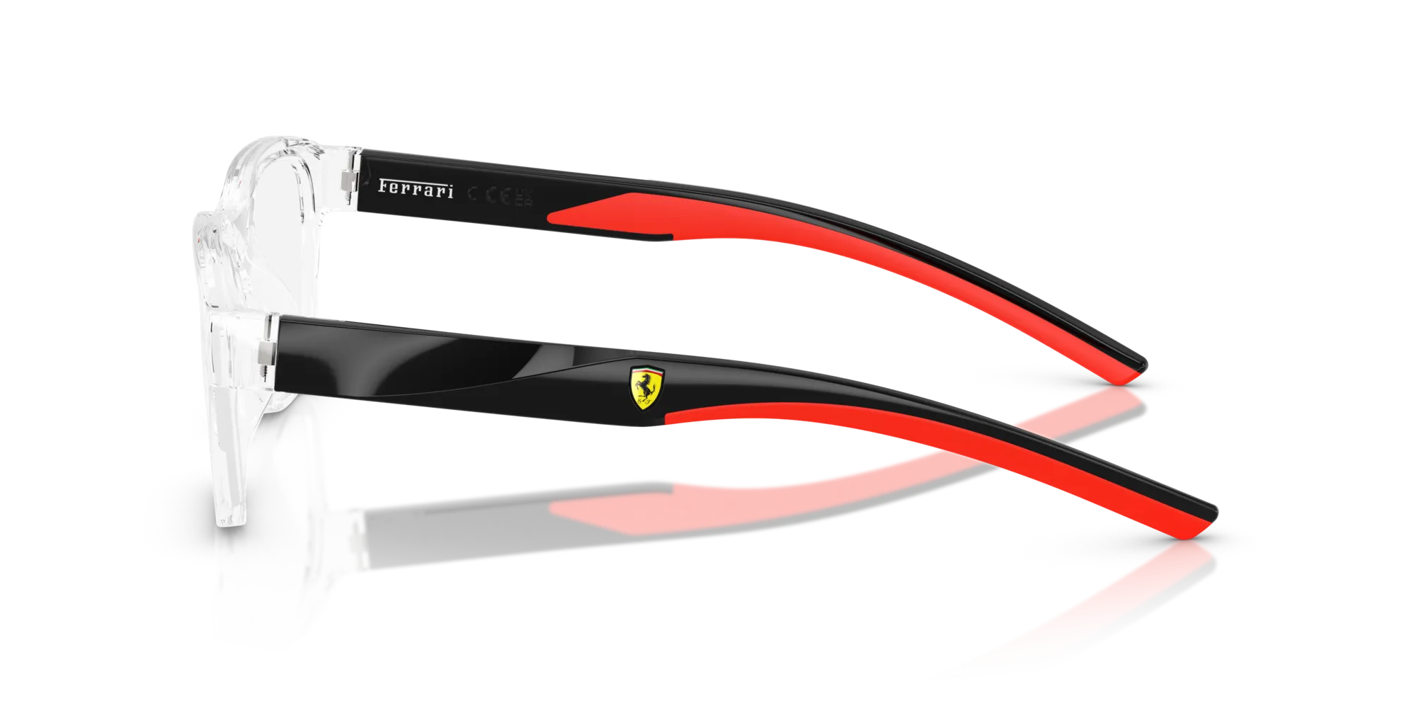 Ferrari Scuderia FZ8017U 529 Montature da vista Iniettato Trasparente Pillow Normale - immagine 4