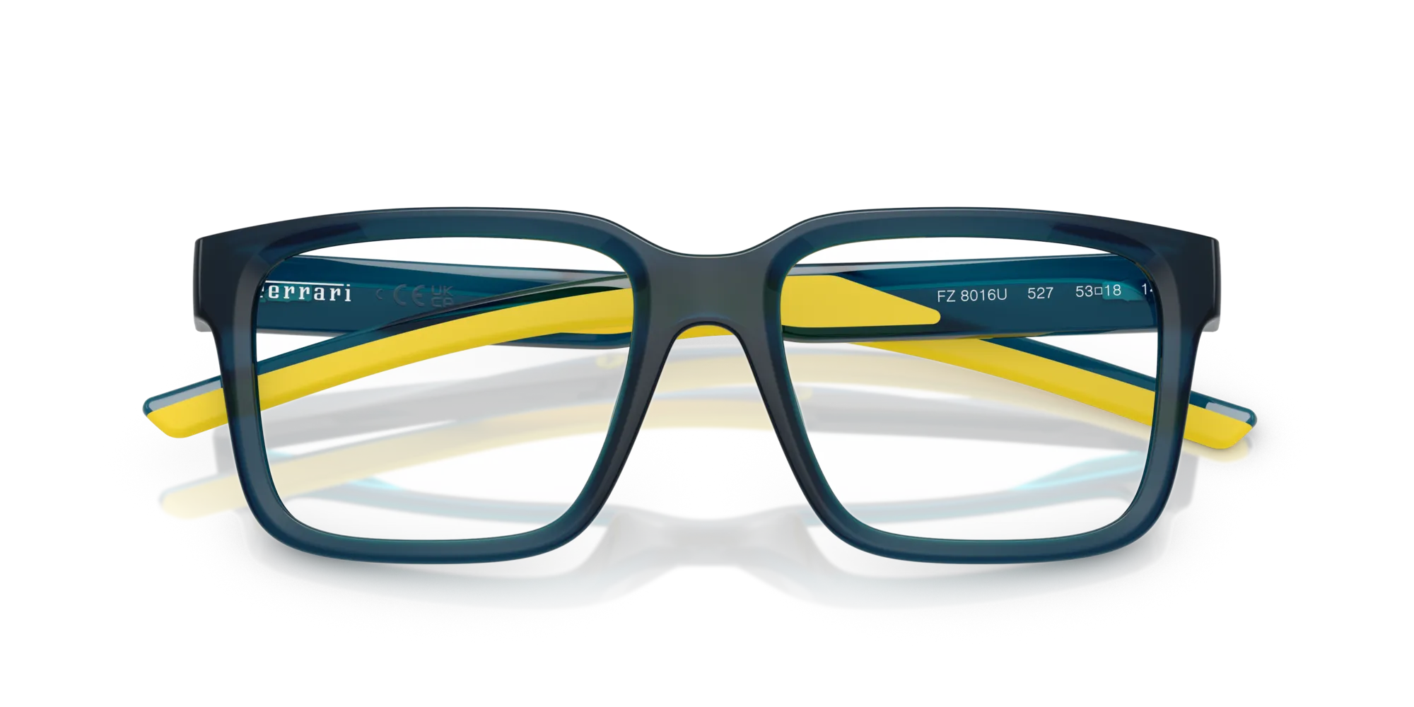 Ferrari Scuderia FZ8016U 527 Montature da vista Iniettato Blu Squadrata Normale - immagine 2