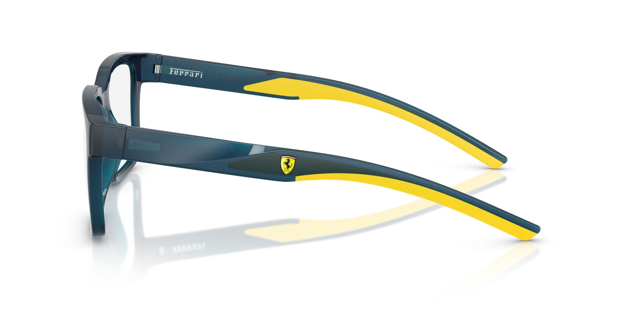 Ferrari Scuderia FZ8016U 527 Montature da vista Iniettato Blu Squadrata Normale - immagine 4