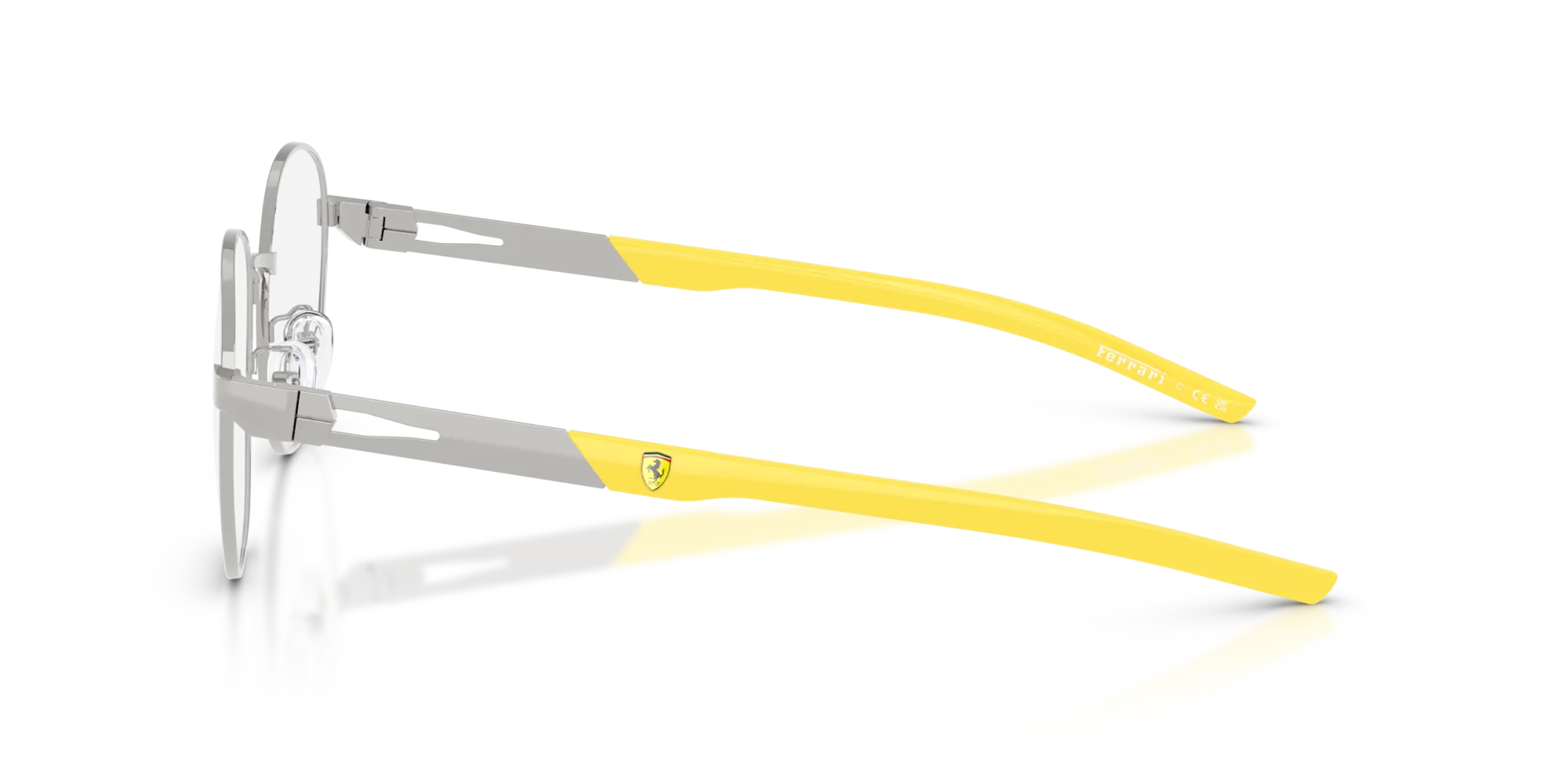 Ferrari Scuderia FZ7011D 103 Montature da vista Metallo Argento Rotonda Normale - immagine 4