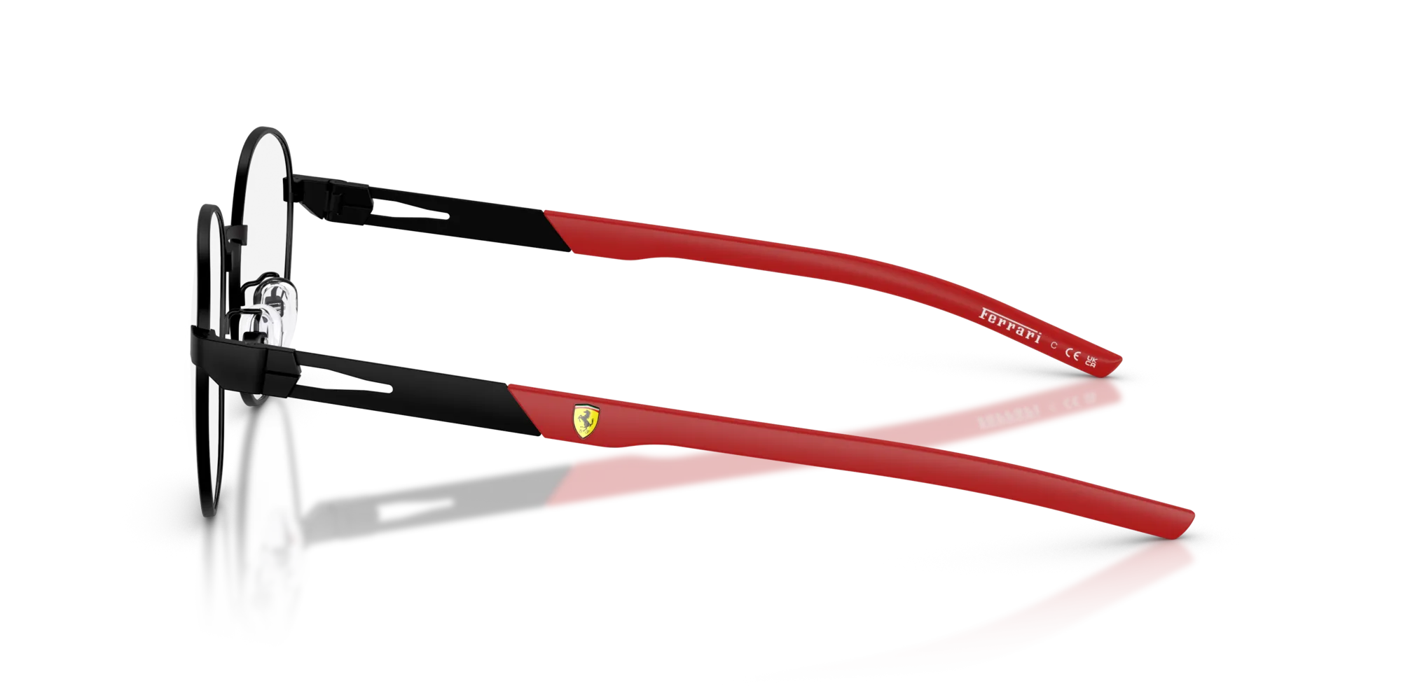 Ferrari Scuderia FZ7011D 101 Montature da vista Metallo Nero Rotonda Normale - immagine 4