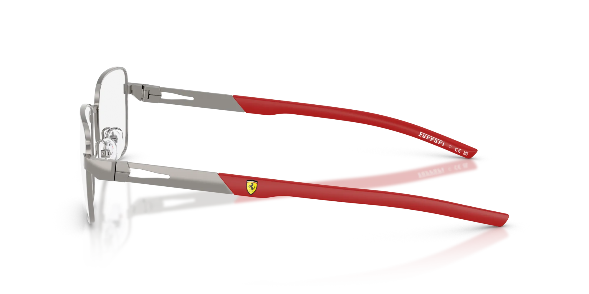 Ferrari Scuderia FZ7010 104 Montature da vista Metallo Grigio Squadrata Normale - immagine 4