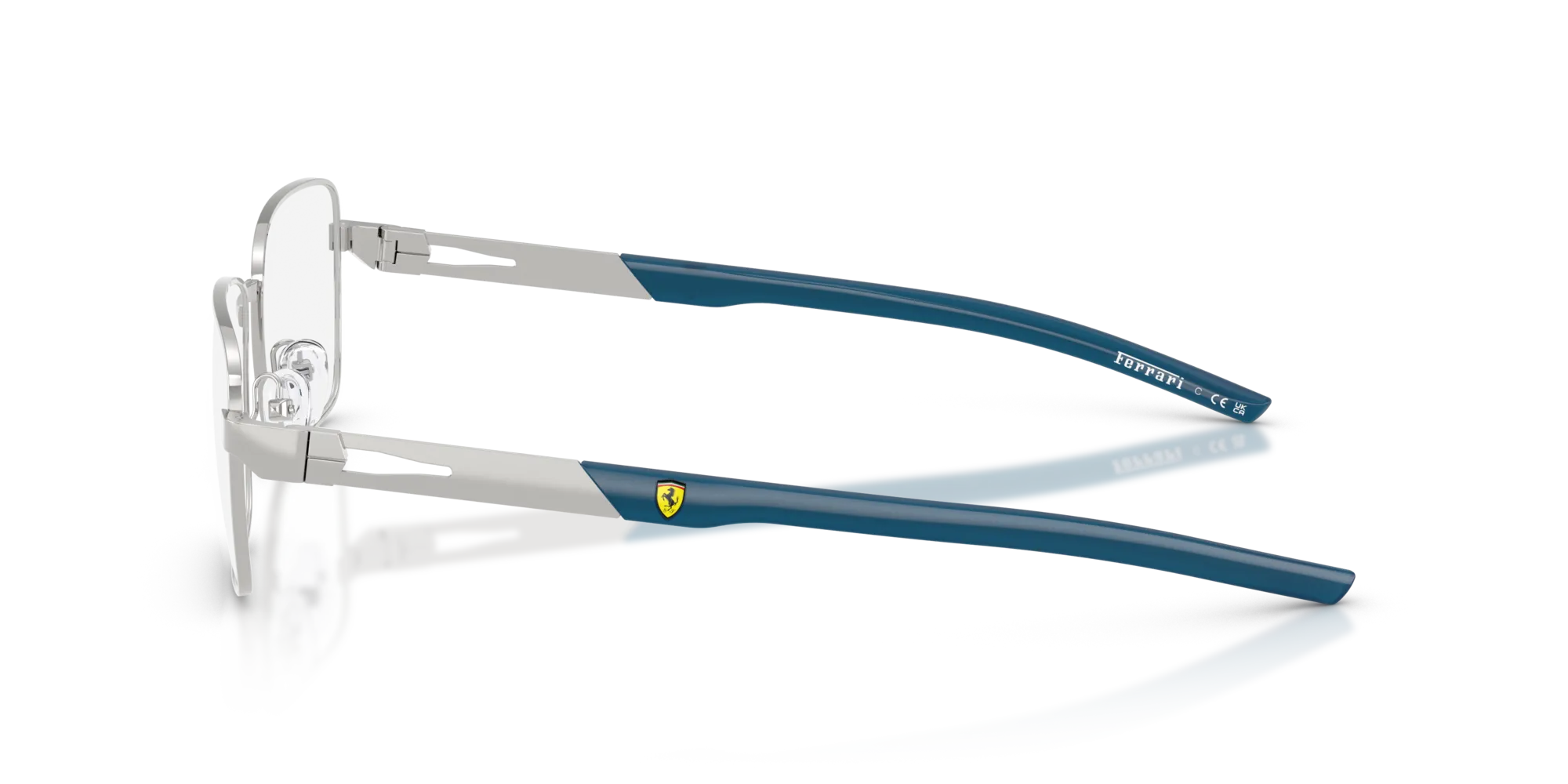 Ferrari Scuderia FZ7010 103 Montature da vista Metallo Argento Squadrata Normale - immagine 4