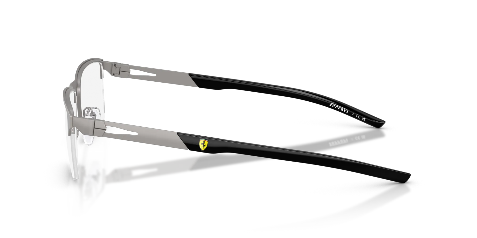 Ferrari Scuderia FZ7009 115 Montature da vista Metallo Grigio Squadrata Normale - immagine 4