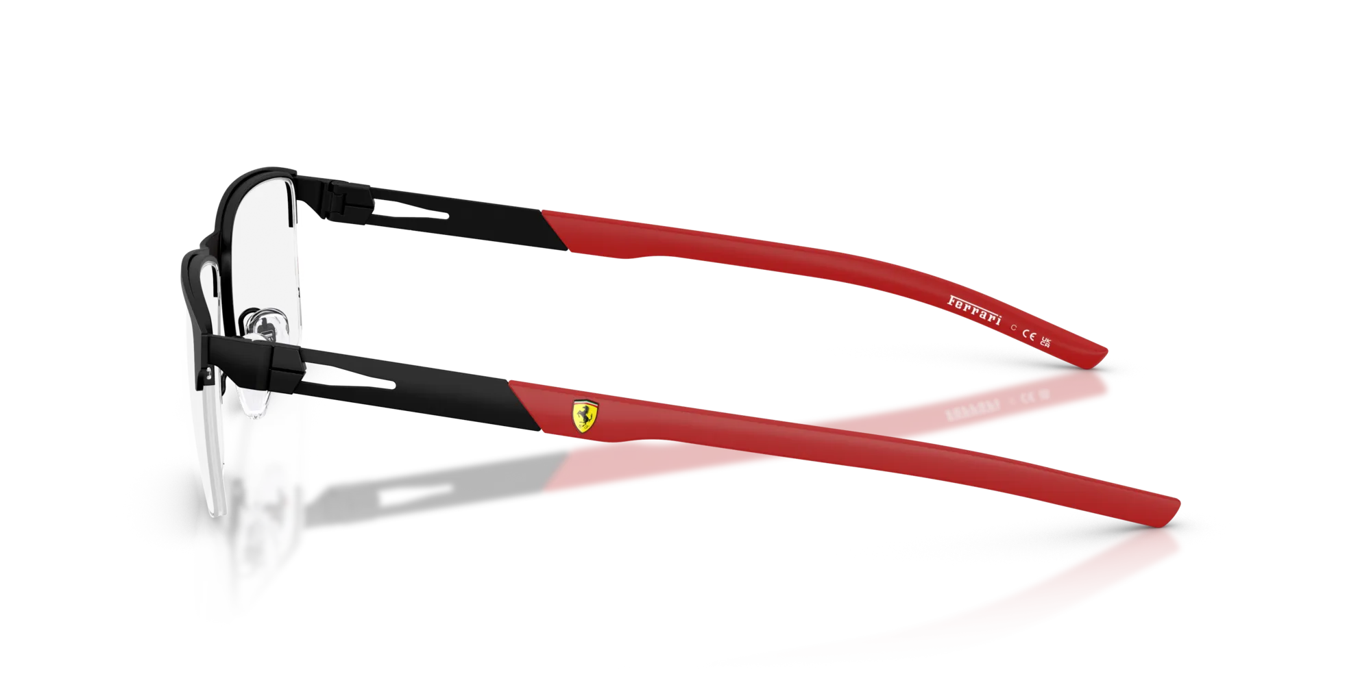 Ferrari Scuderia FZ7009 101 Montature da vista Metallo Nero Squadrata Normale - immagine 4