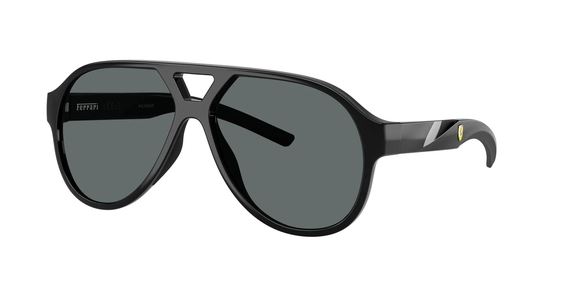 Ferrari Scuderia FZ6014U 501/81 Occhiali da sole Iniettato Nero Grigio Pilot Polarizzata - immagine 1