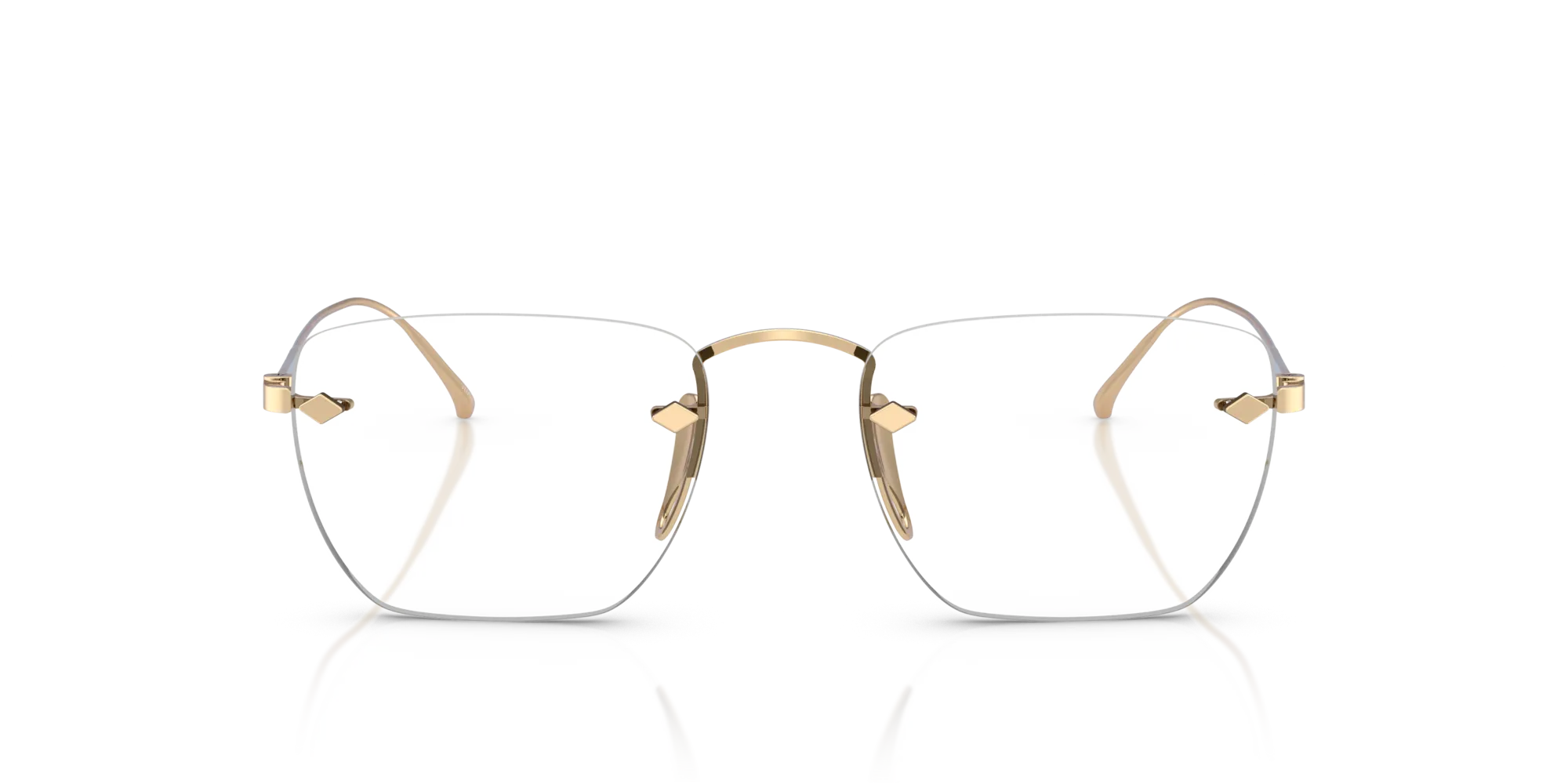 Giorgio Armani AR5149T 3391 Montature da vista Titanio Oro Pillow Normale - immagine 3