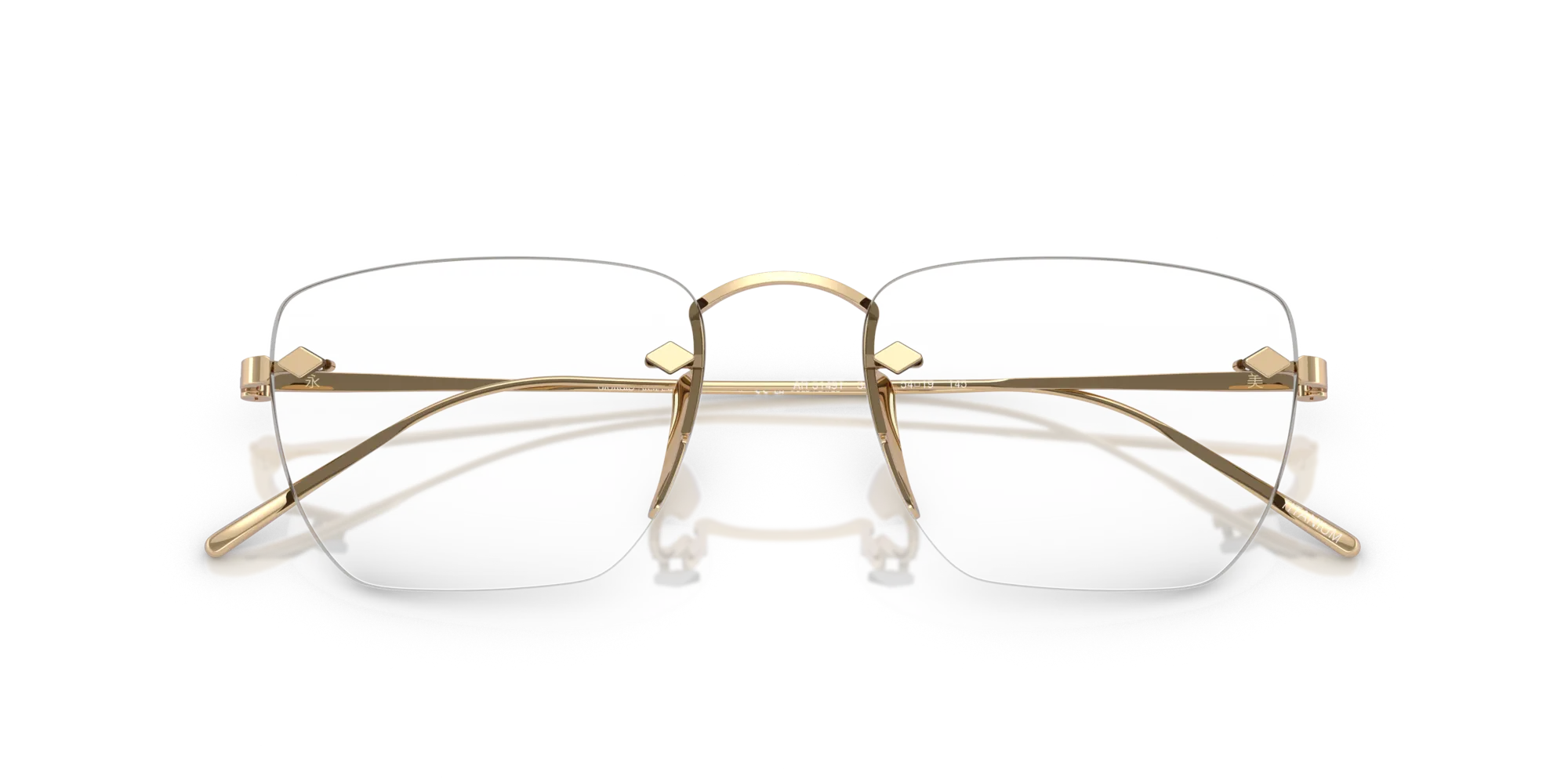 Giorgio Armani AR5149T 3391 Montature da vista Titanio Oro Pillow Normale - immagine 2
