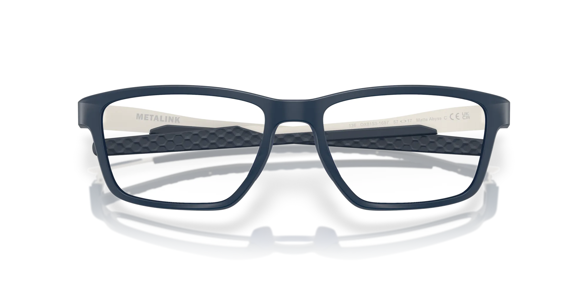 Oakley OX8153 METALINK 815316 Montature da vista O_Matter Blu Squadrata Normale - immagine 2
