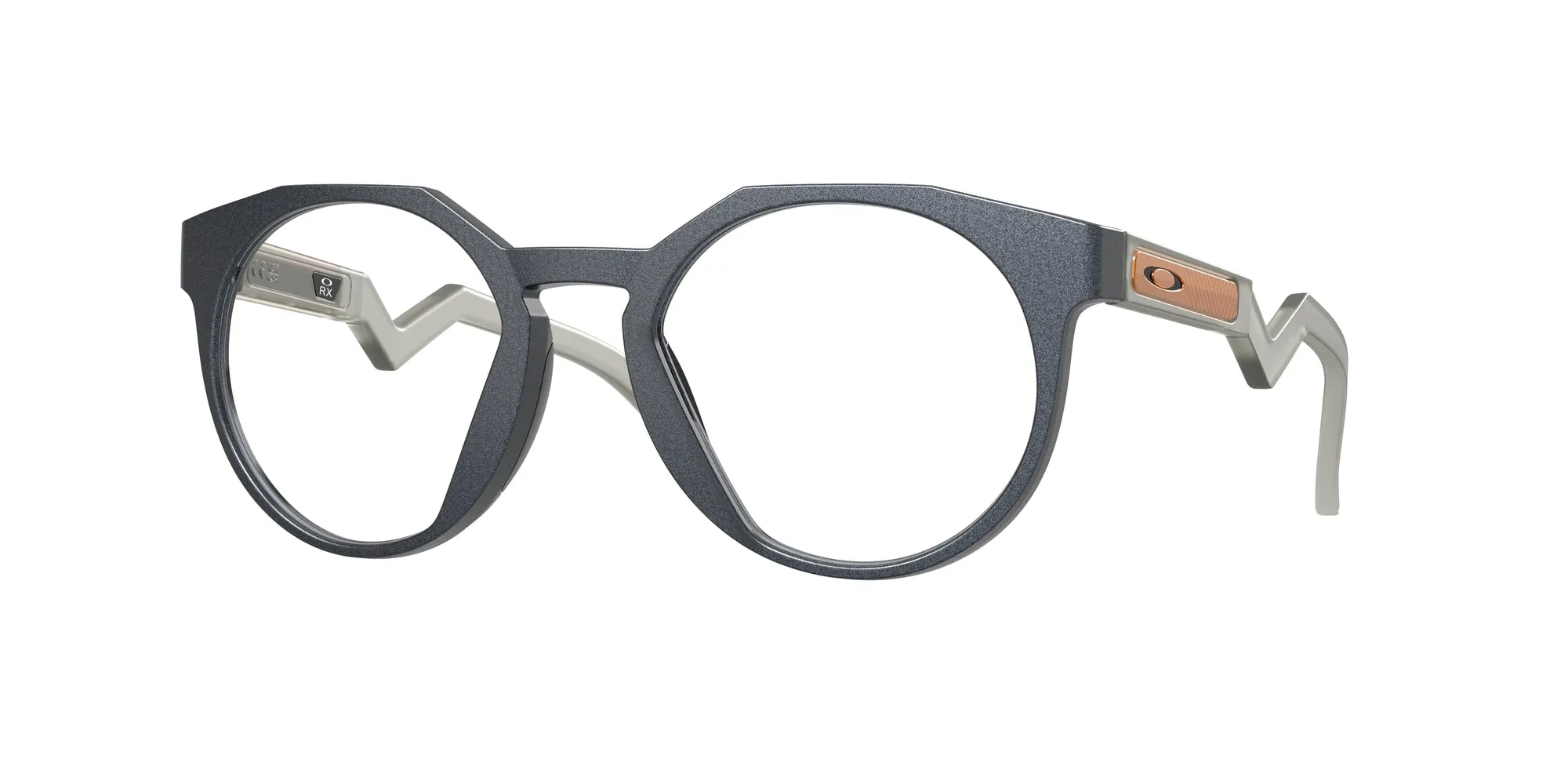 Oakley OX8139 HSTN RX 813909 Montature da vista O_Matter Nero Rotonda Normale - immagine 1