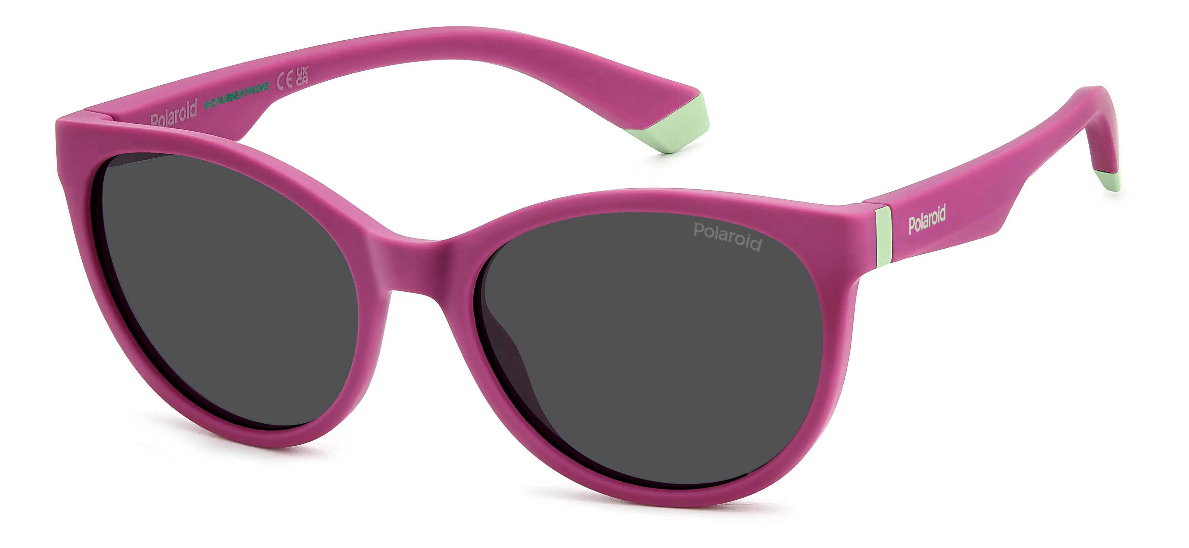 Polaroid Junior Polaroid PLD 8065/S QHO/M9 Occhiali da sole bambino Viola Grigio Cat Eye Polarizzata - immagine 1