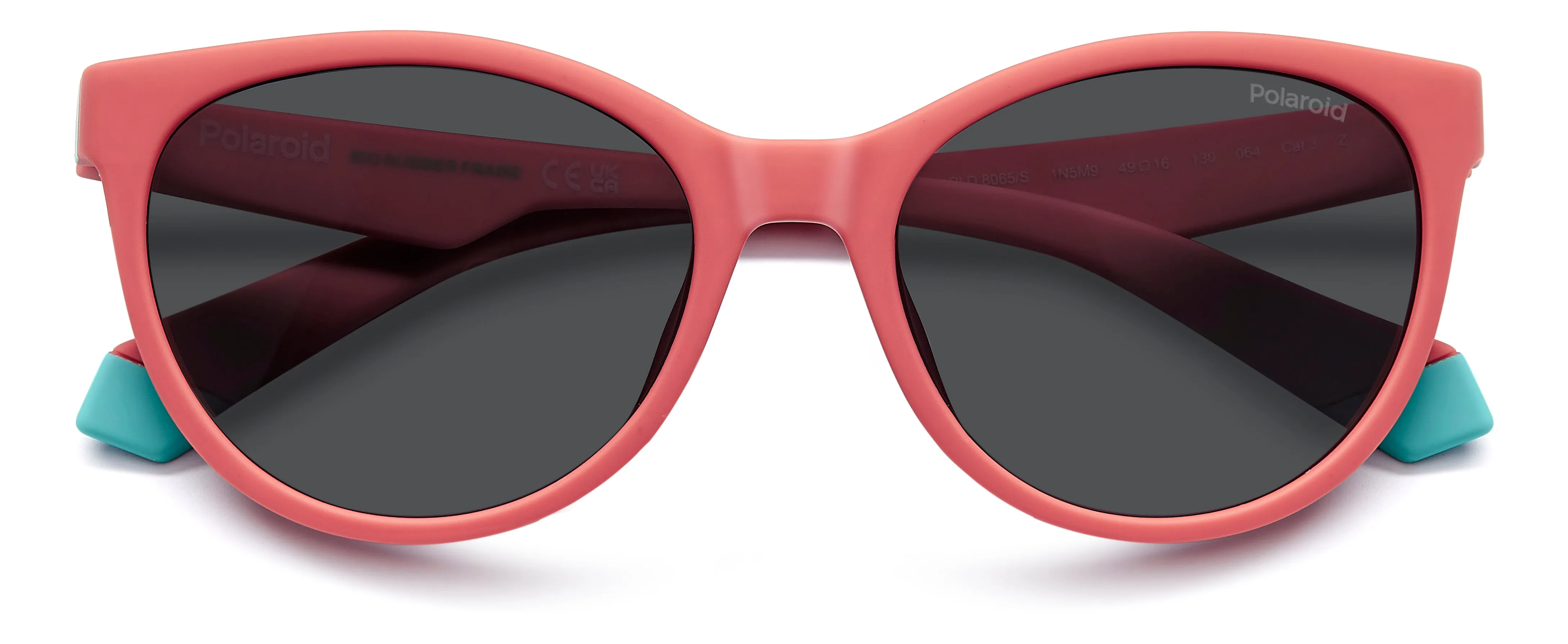 Polaroid Junior Polaroid PLD 8065/S 1N5/M9 Occhiali da sole bambino Grigio Cat Eye Polarizzata - immagine 3