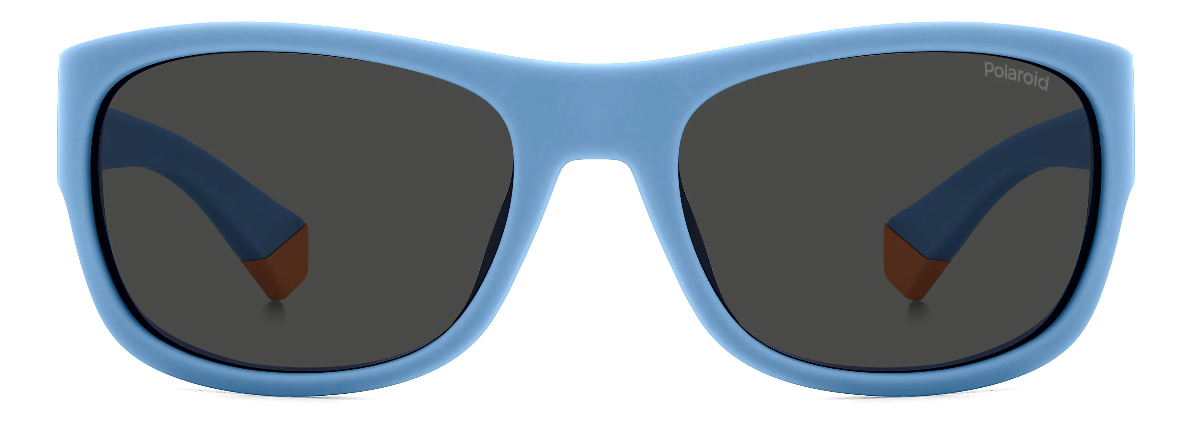Polaroid Junior Polaroid PLD 8064/S MVU/M9 Occhiali da sole bambino Azzurro Grigio Squadrata Polarizzata - immagine 2