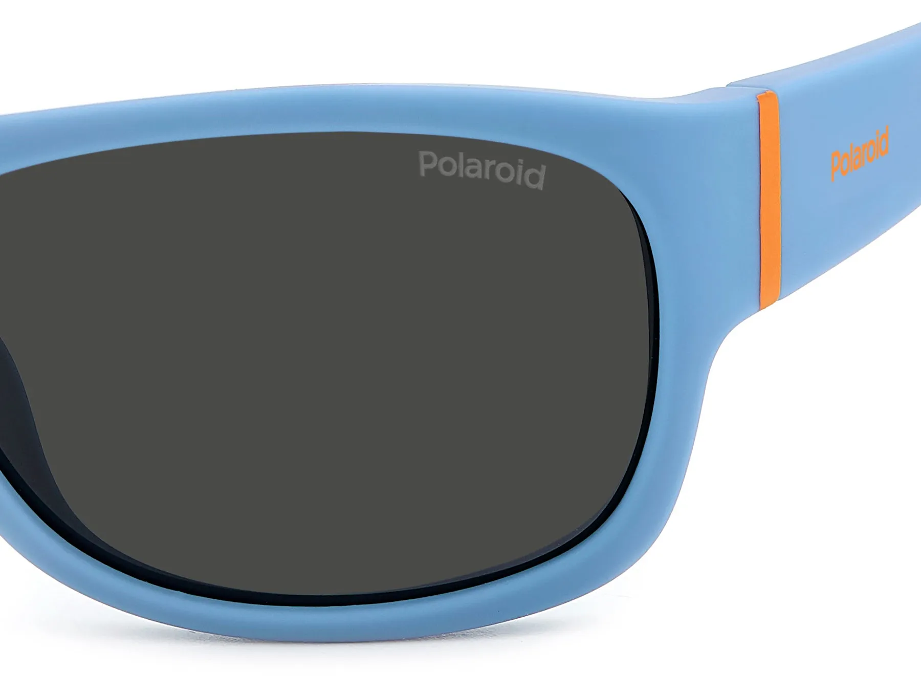 Polaroid Junior Polaroid PLD 8064/S MVU/M9 Occhiali da sole bambino Azzurro Grigio Squadrata Polarizzata - immagine 4