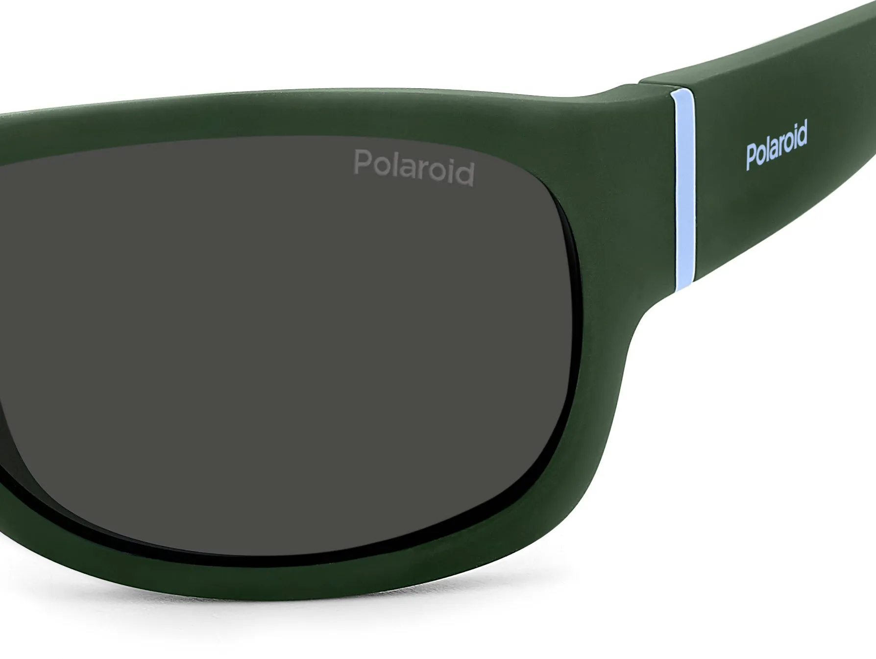 Polaroid Junior Polaroid PLD 8064/S 1ED/M9 Occhiali da sole bambino Verde Grigio Squadrata Polarizzata - immagine 4
