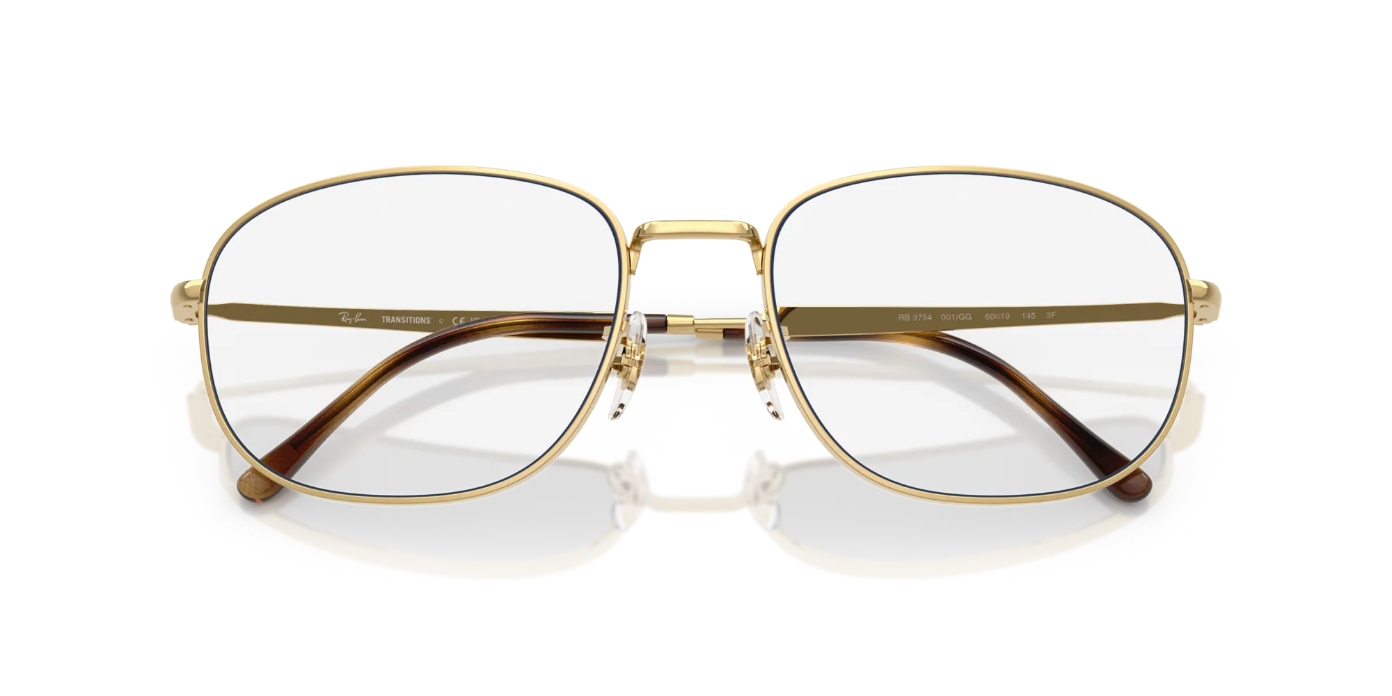 Ray - Ban RB3754 001/GG Occhiali da sole Metallo Oro Pillow Fotocromatiche - immagine 2