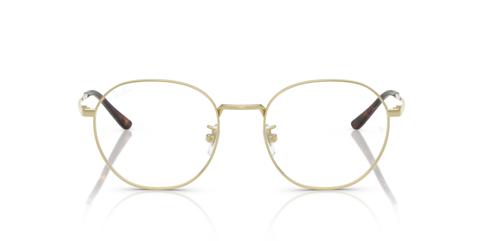 Ray - Ban RX8778D 1251 Montature da vista Titanio Oro Trasparente Squadrata Normale - immagine 3