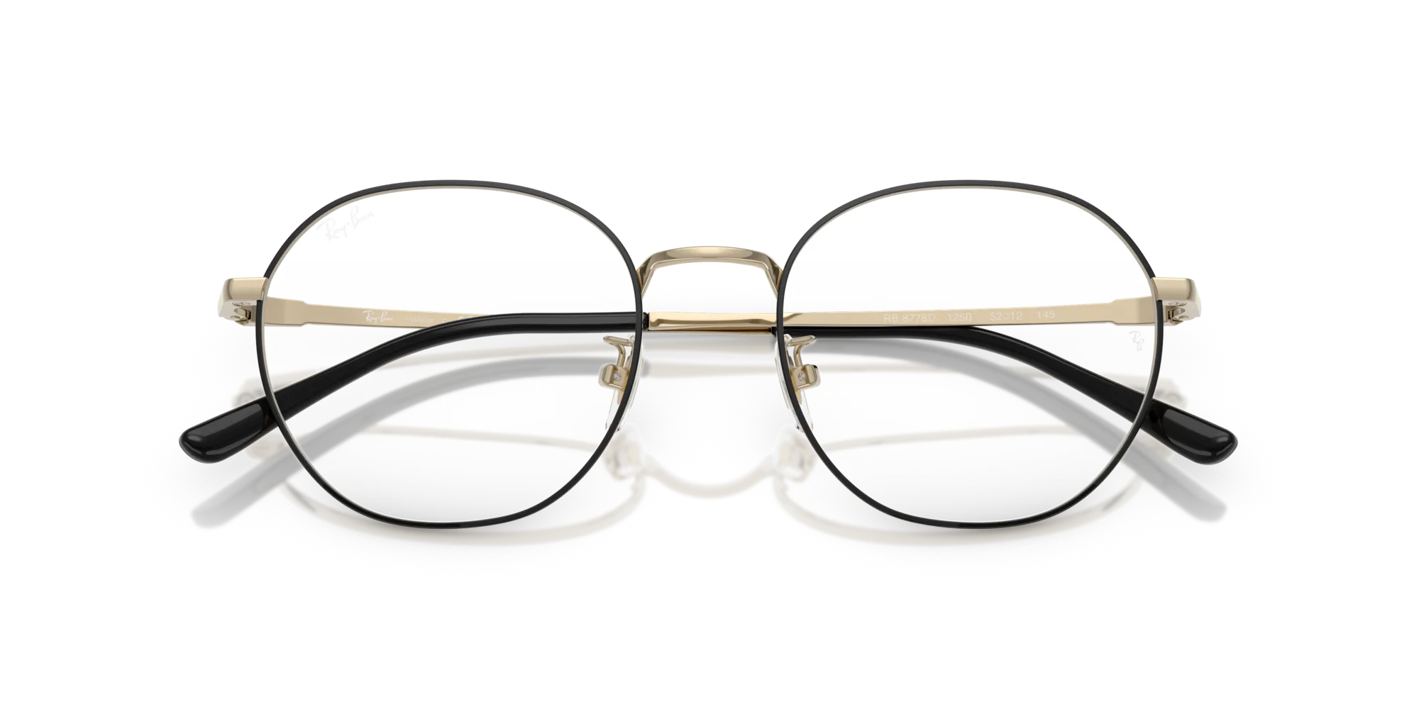 Ray - Ban RX8778D 1250 Montature da vista Titanio Nero Trasparente Squadrata Normale - immagine 2