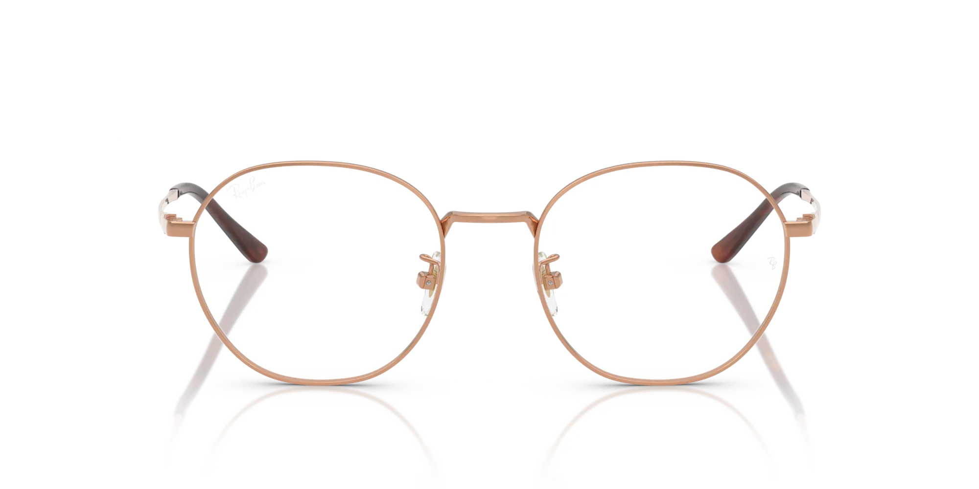 Ray - Ban RX8778D 1245 Montature da vista Titanio Bronzo Trasparente Squadrata Normale - immagine 3