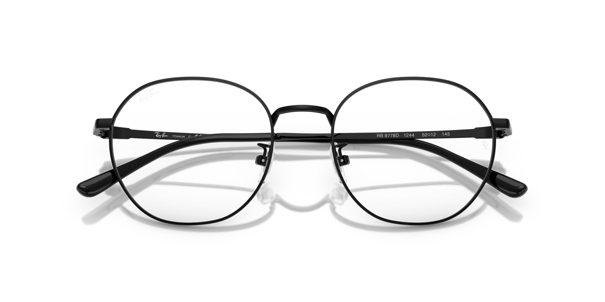 Ray - Ban RX8778D 1244 Montature da vista Titanio Nero Trasparente Squadrata Normale - immagine 2