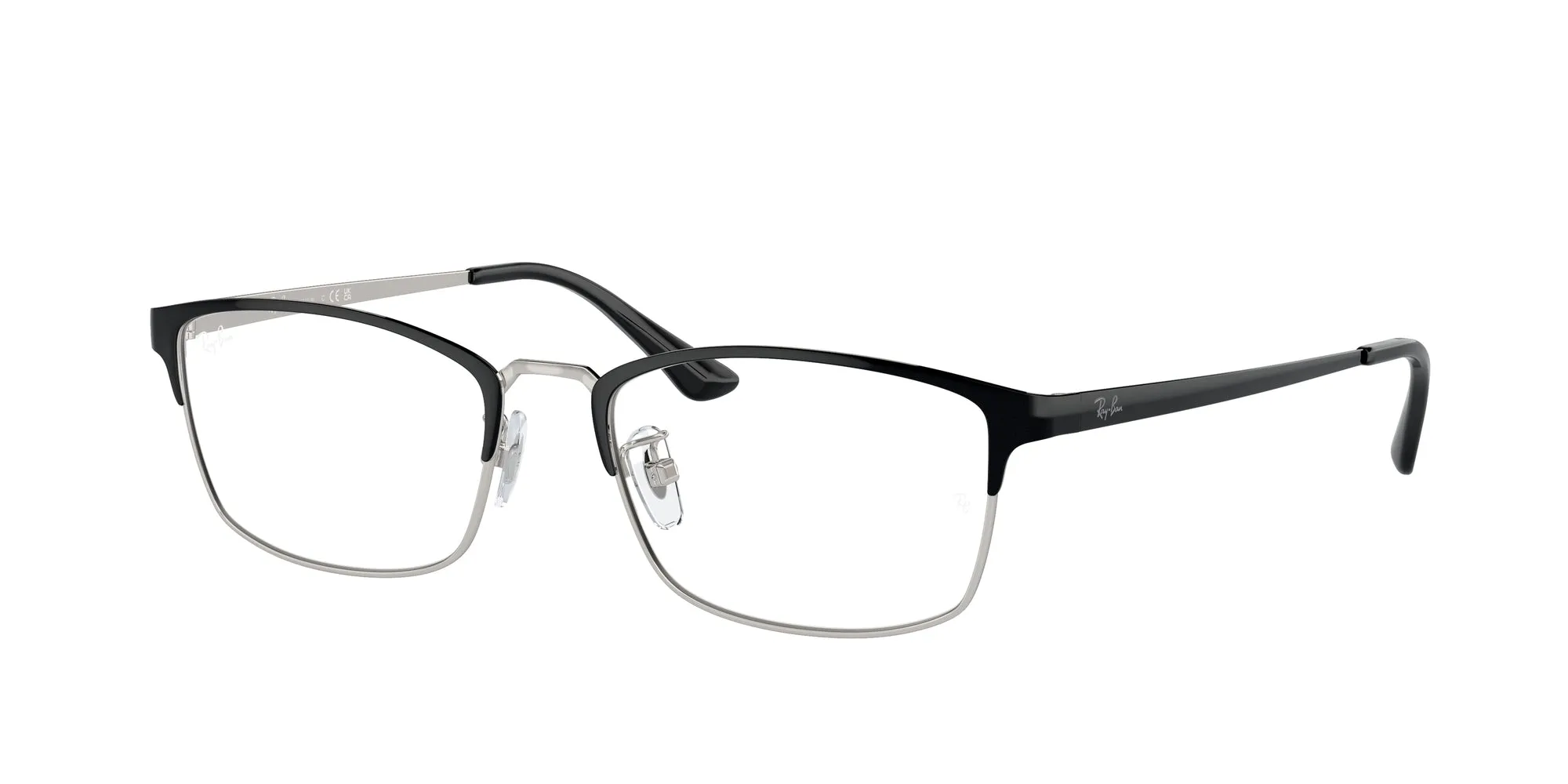 Ray - Ban RX8772D 1235 Montature da vista Titanio Nero Trasparente Pillow Normale - immagine 1