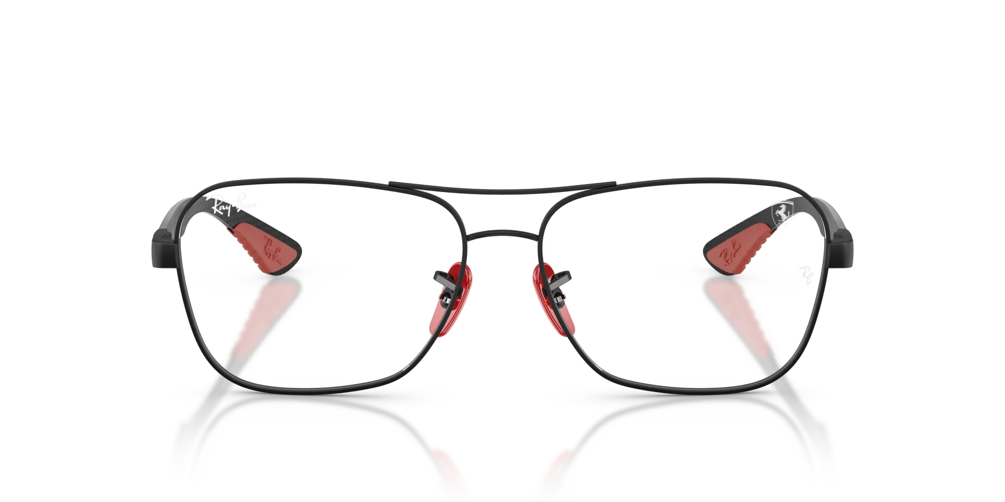 Ray - Ban RX8436M F002 Montature da vista Metallo Nero Trasparente Squadrata Normale - immagine 3