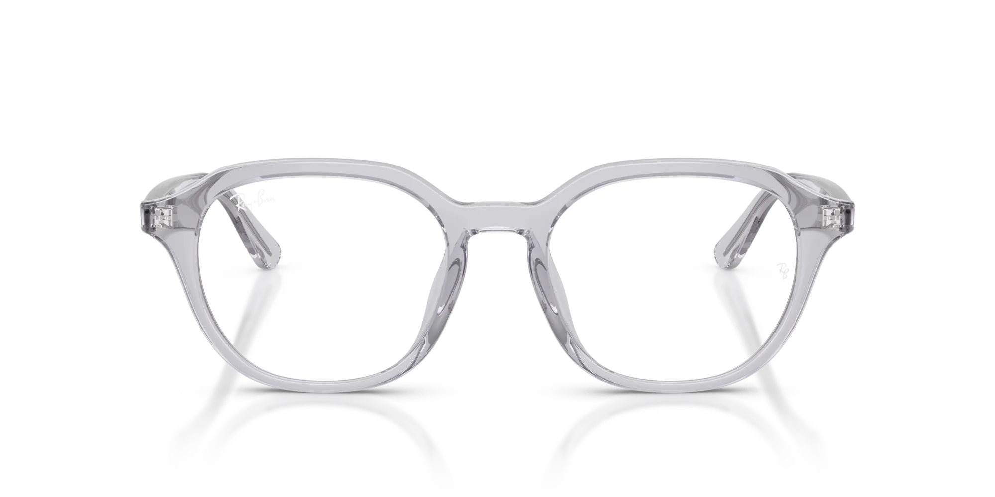 Ray - Ban RX7259D 8411 Montature da vista Acetato Grigio Trasparente Squadrata Normale - immagine 3
