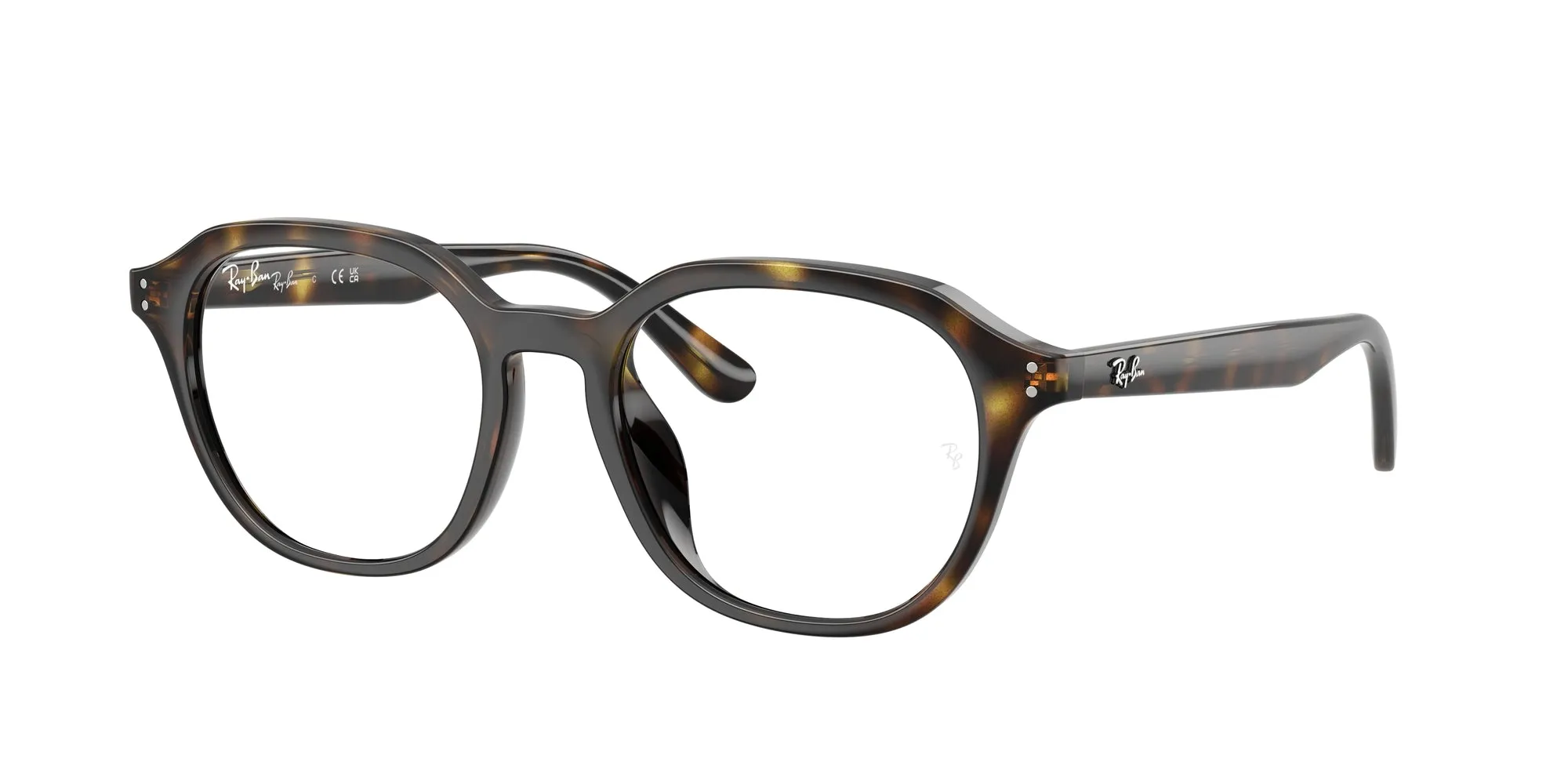 Ray - Ban RX7259D 2012 Montature da vista Acetato Tartaruga Trasparente Squadrata Normale - immagine 1