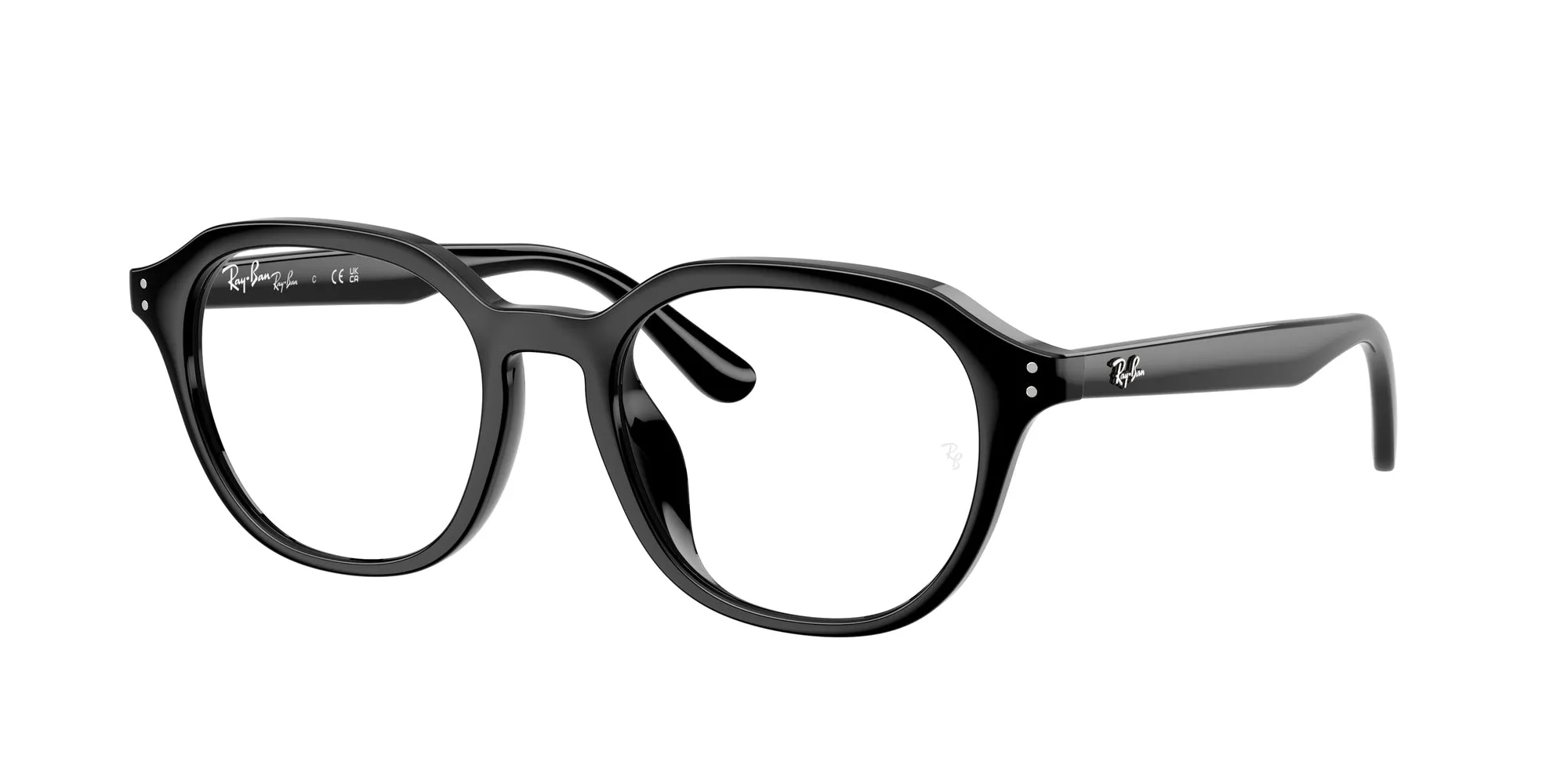 Ray - Ban RX7259D 2000 Montature da vista Acetato Nero Trasparente Squadrata Normale - immagine 1