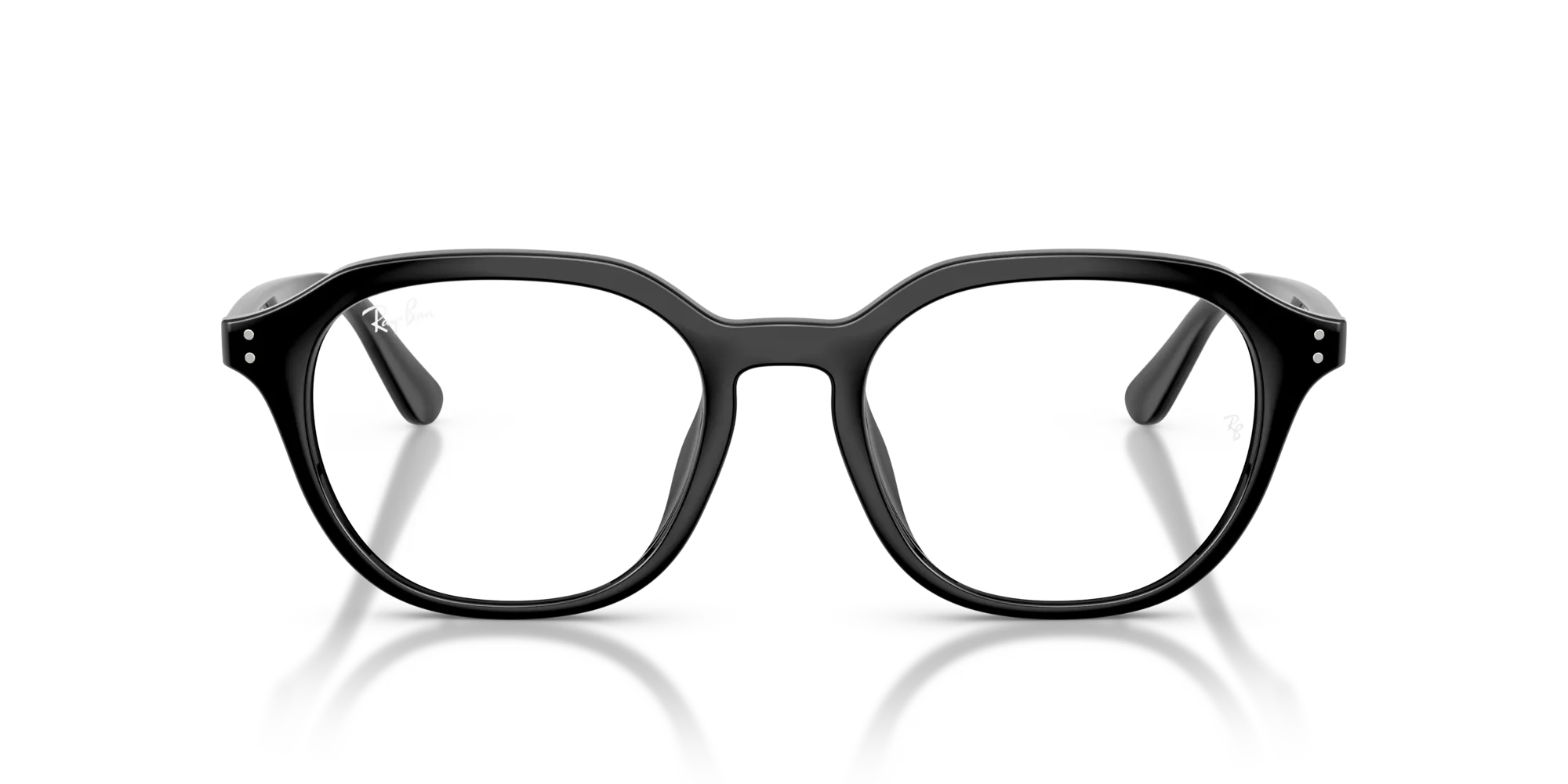 Ray - Ban RX7259D 2000 Montature da vista Acetato Nero Trasparente Squadrata Normale - immagine 3