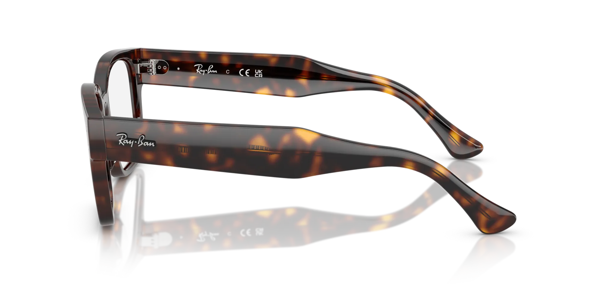 Ray - Ban RX7256 LAURENE 8320 Montature da vista Acetato Tartaruga Trasparente Squadrata Normale - immagine 4